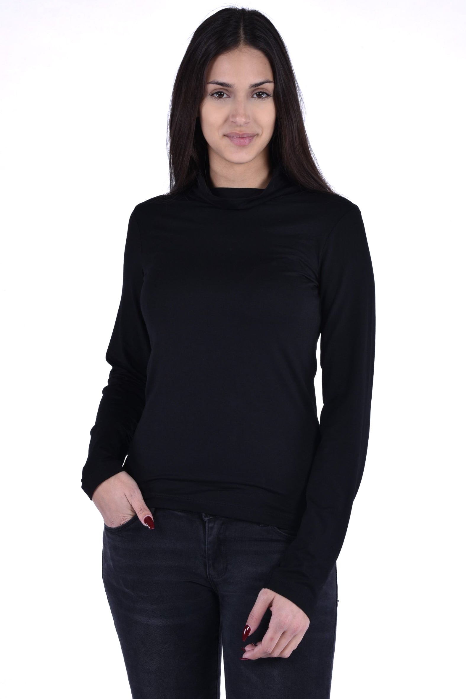 Adriana T-Shirt long sleeves turtle neck