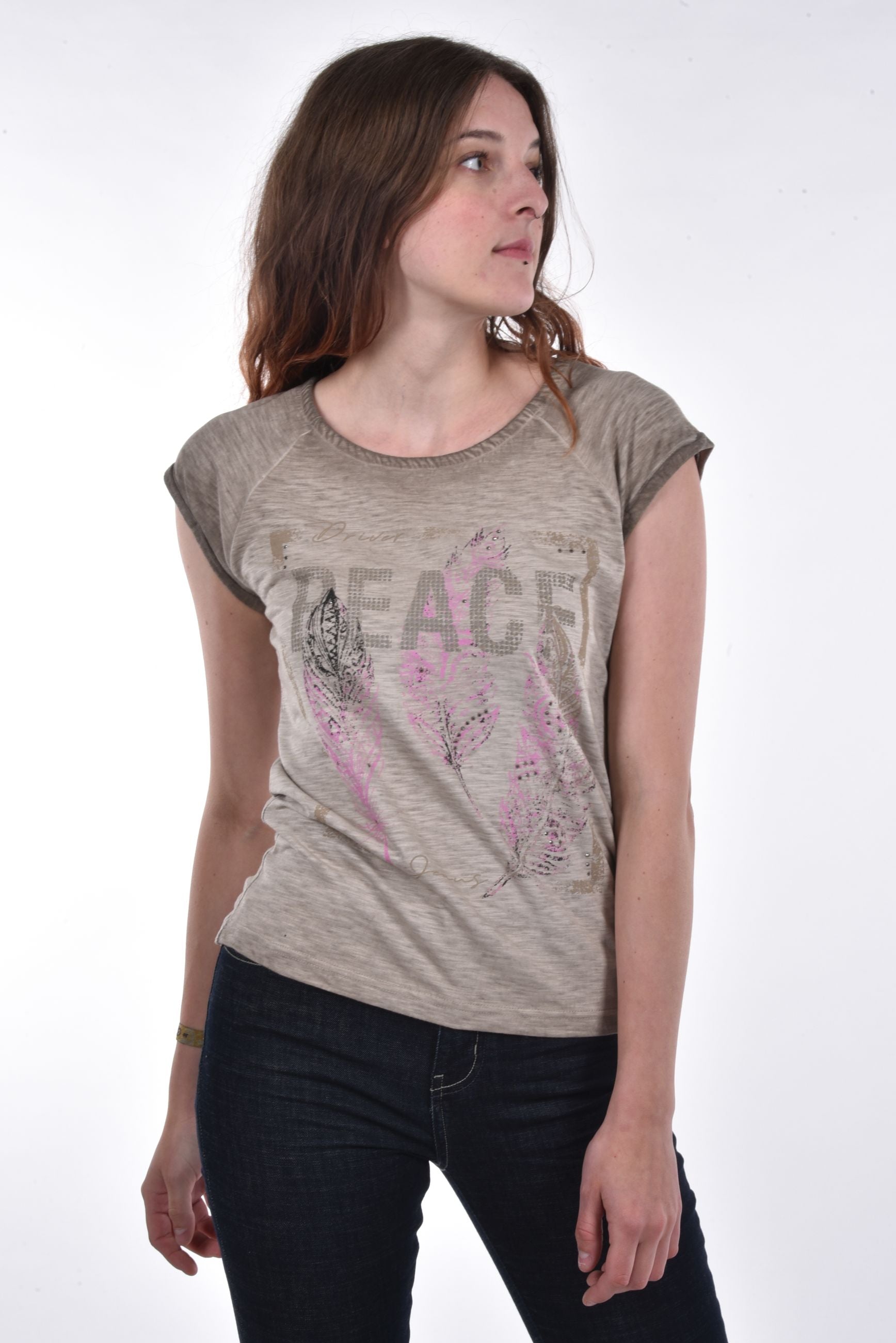 Tropic T-Shirt peace print