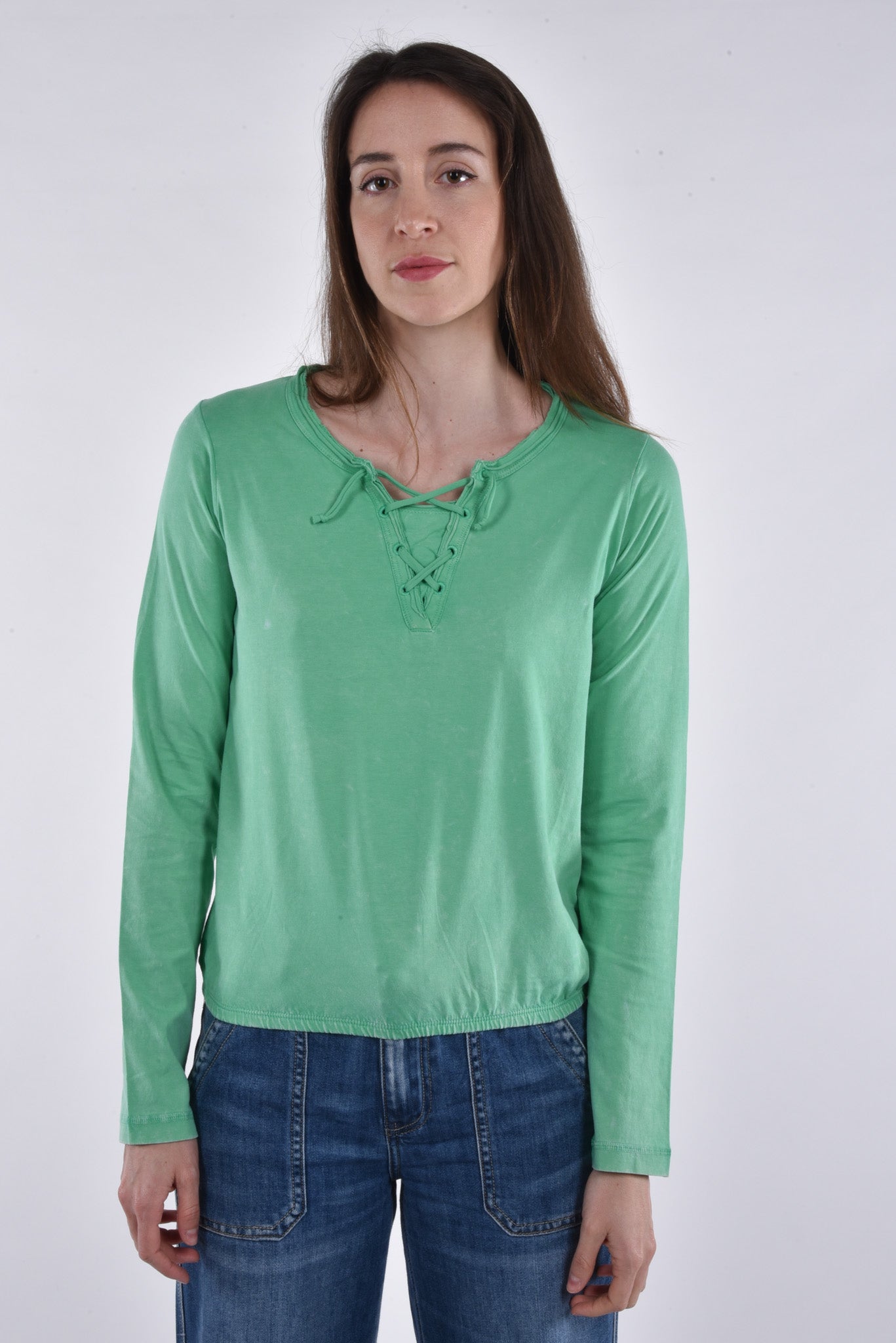 Tahani T-Shirt string long sleeves
