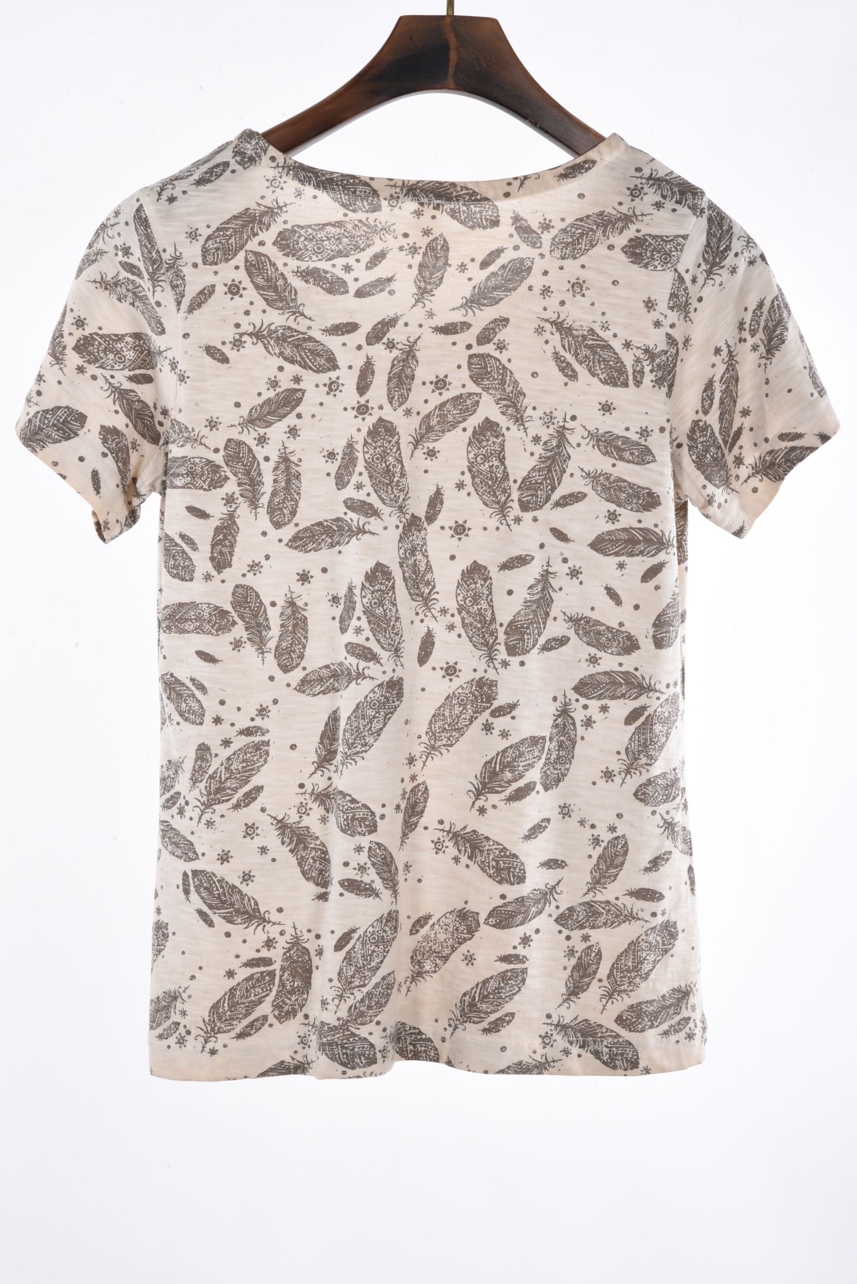 Tropi T-Shirt feather print