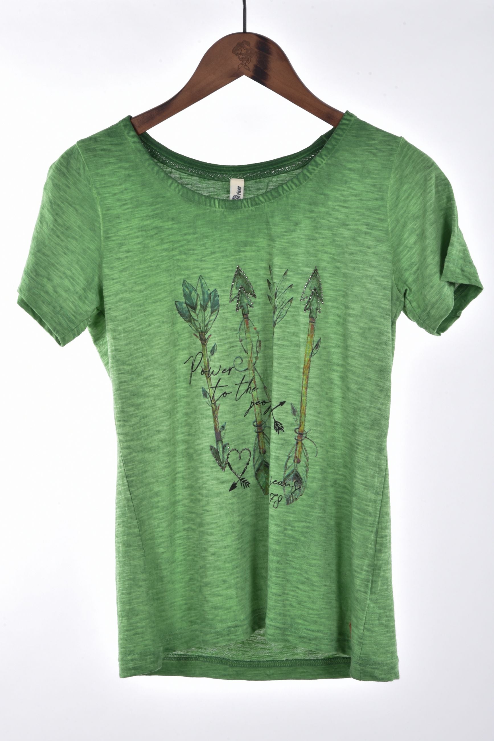 Tropi T-Shirt feather print