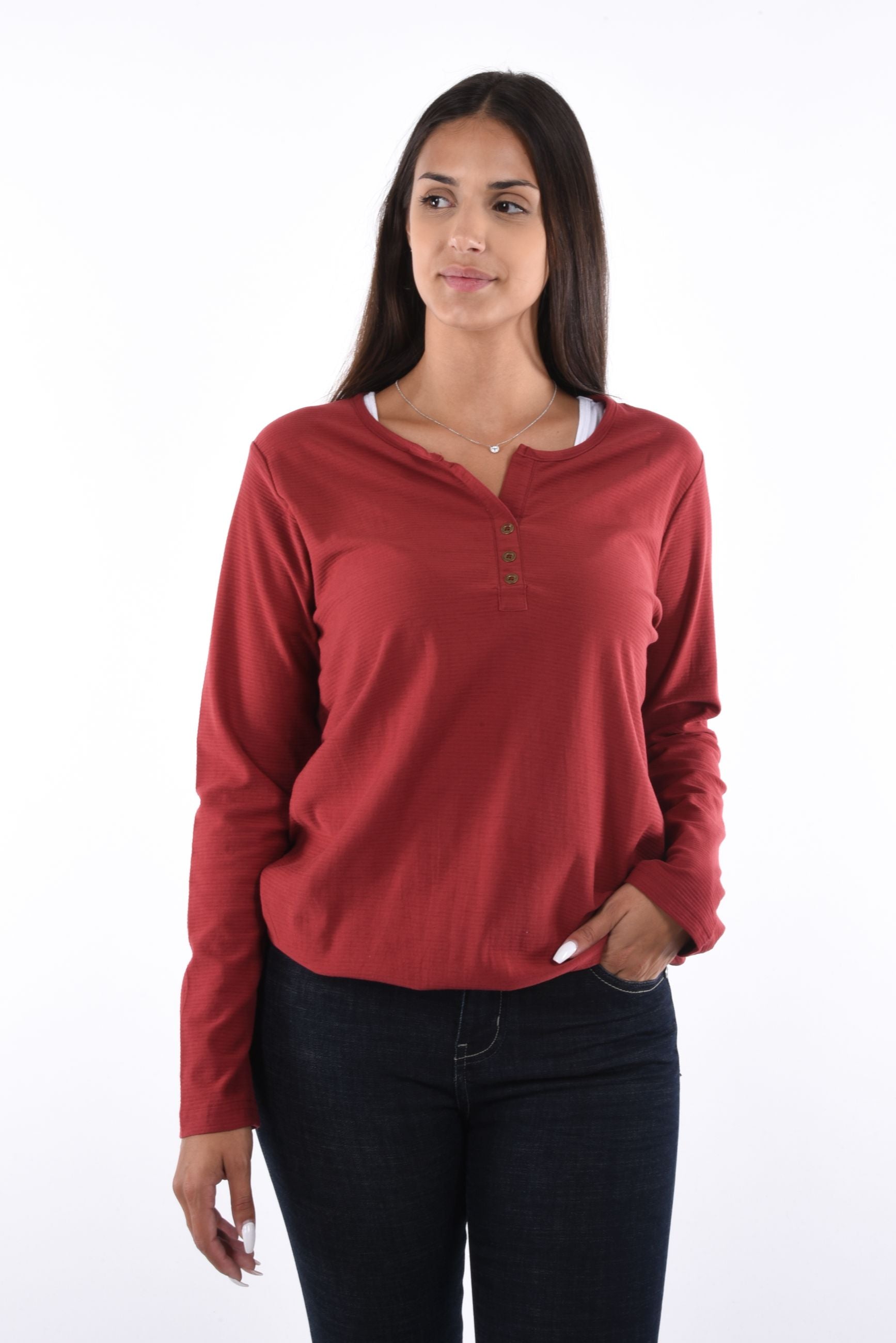 Navanita T-Shirt long sleeves solid