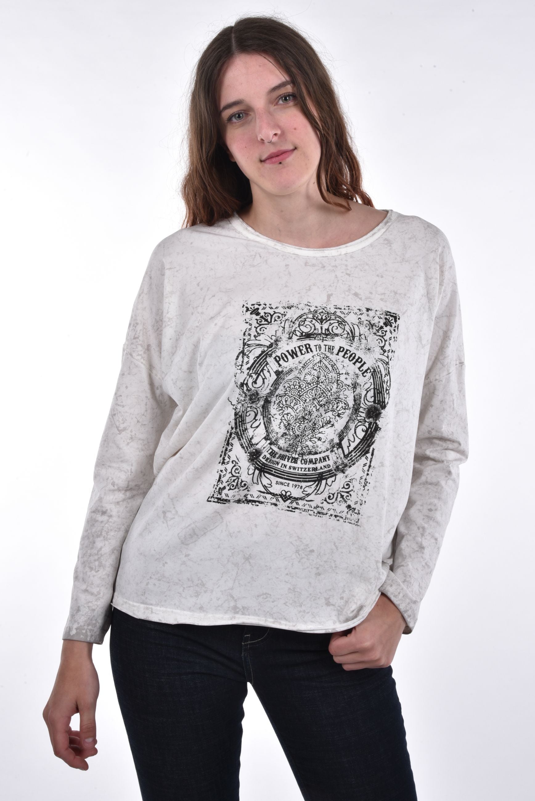 Namur T-Shirt long sleeves oversize print