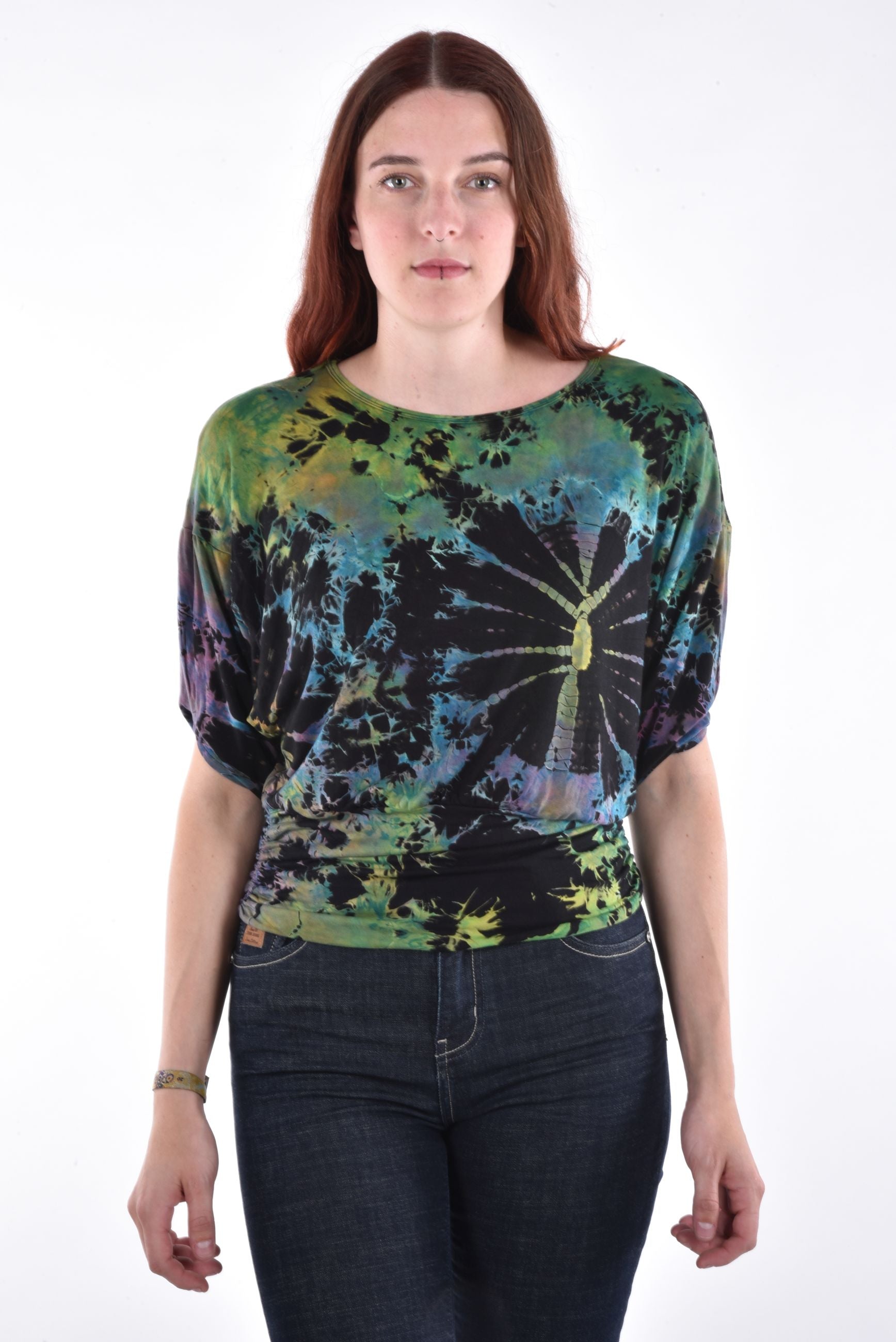 Elia Top batwings tie&dye