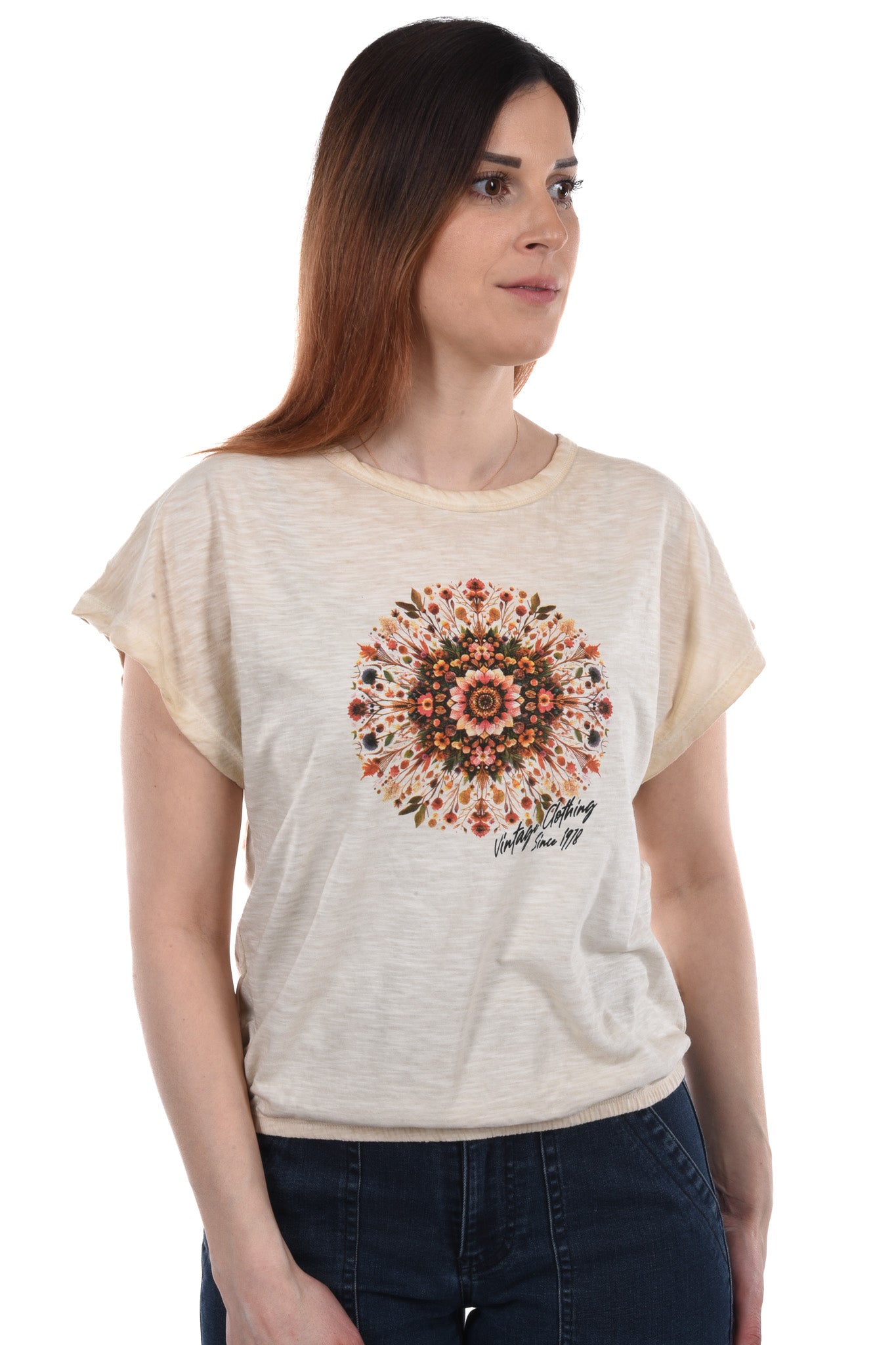 Tullin T-Shirt boxy printed