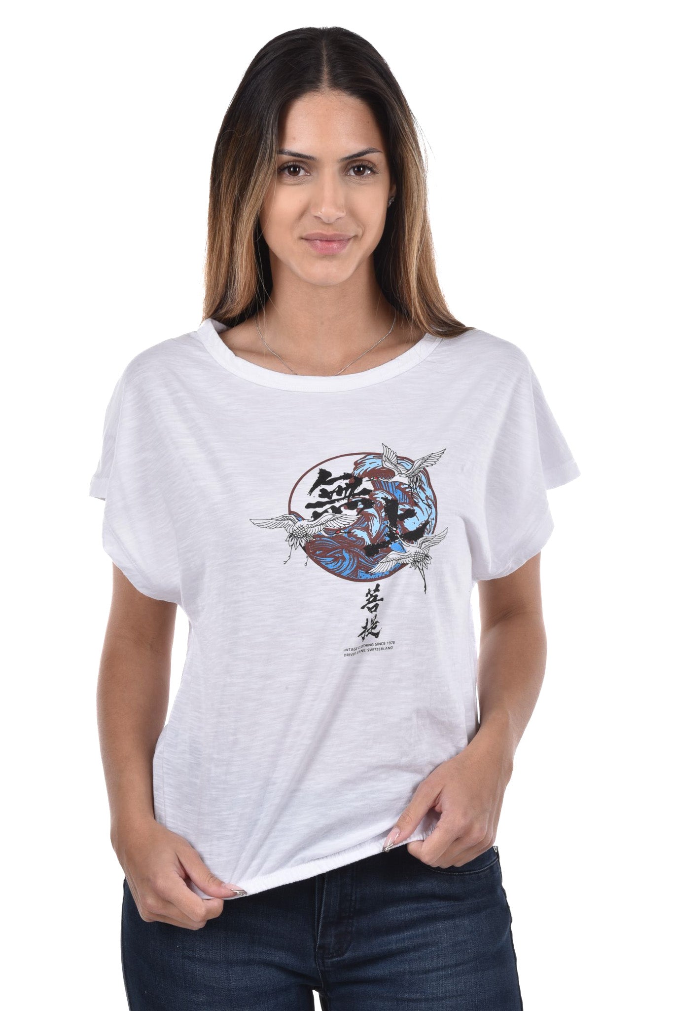 Tullin T-Shirt boxy printed