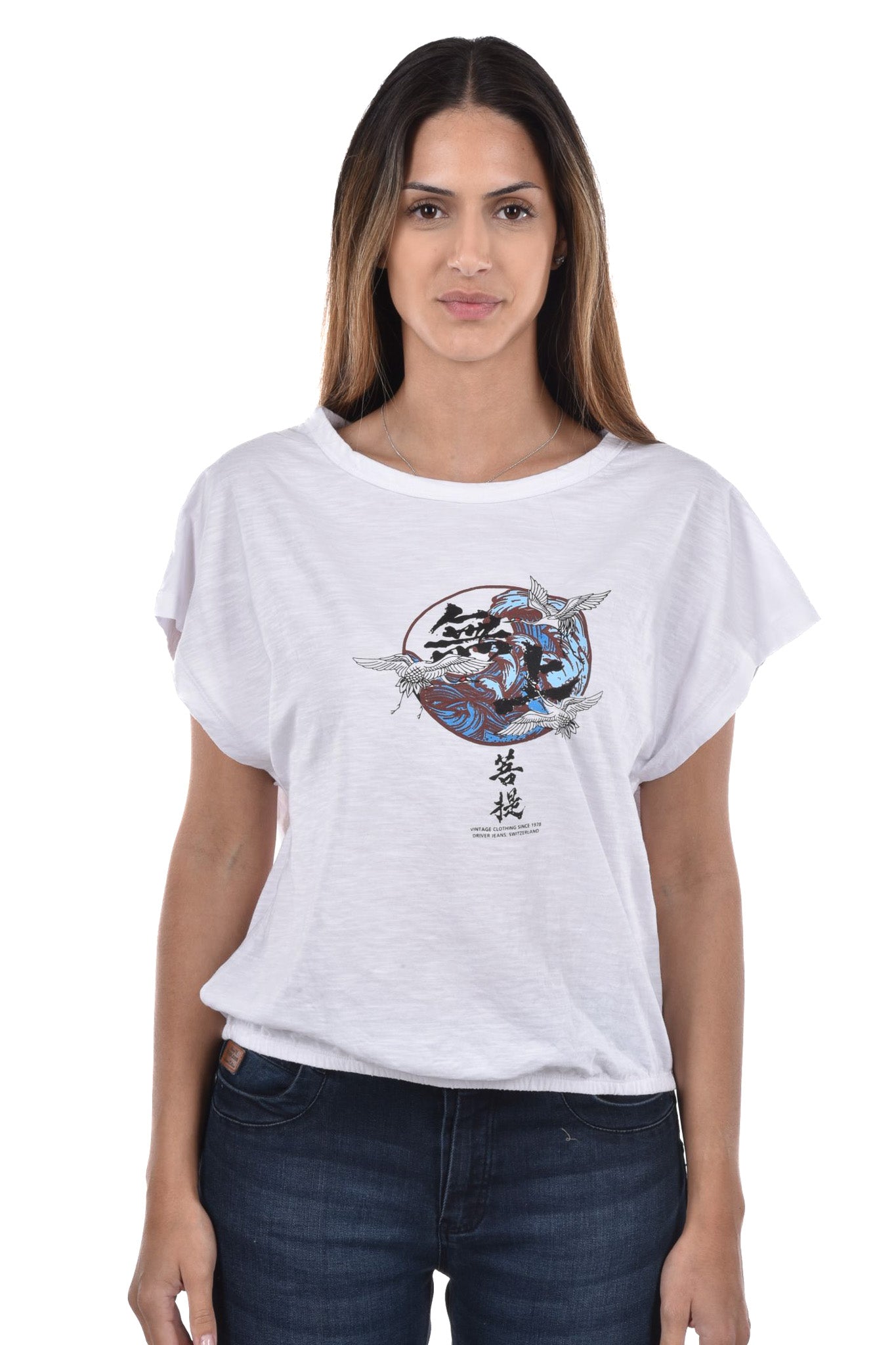 Tullin T-Shirt boxy printed