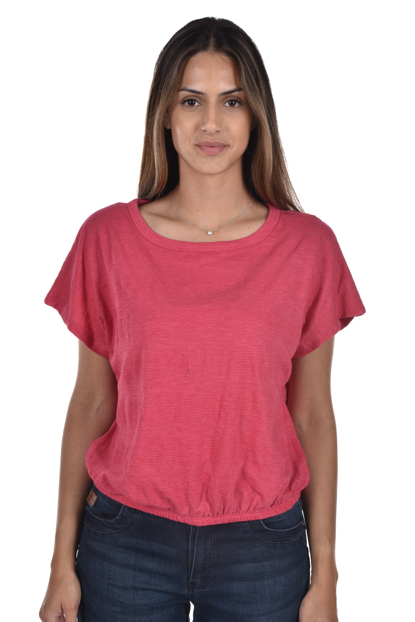 Tullin T-Shirt boxy jacquad