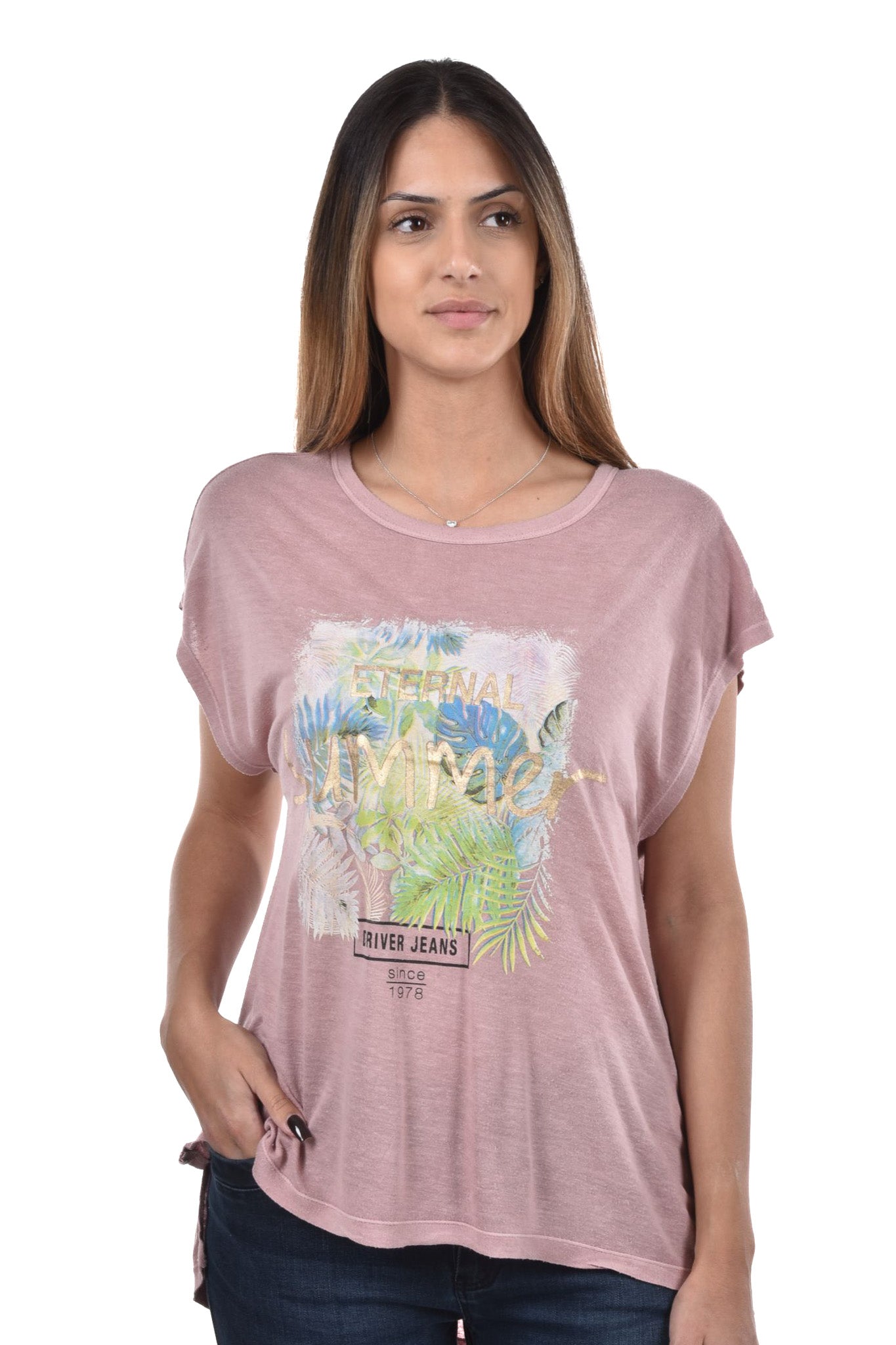 Nippon T-Shirt boxy printed
