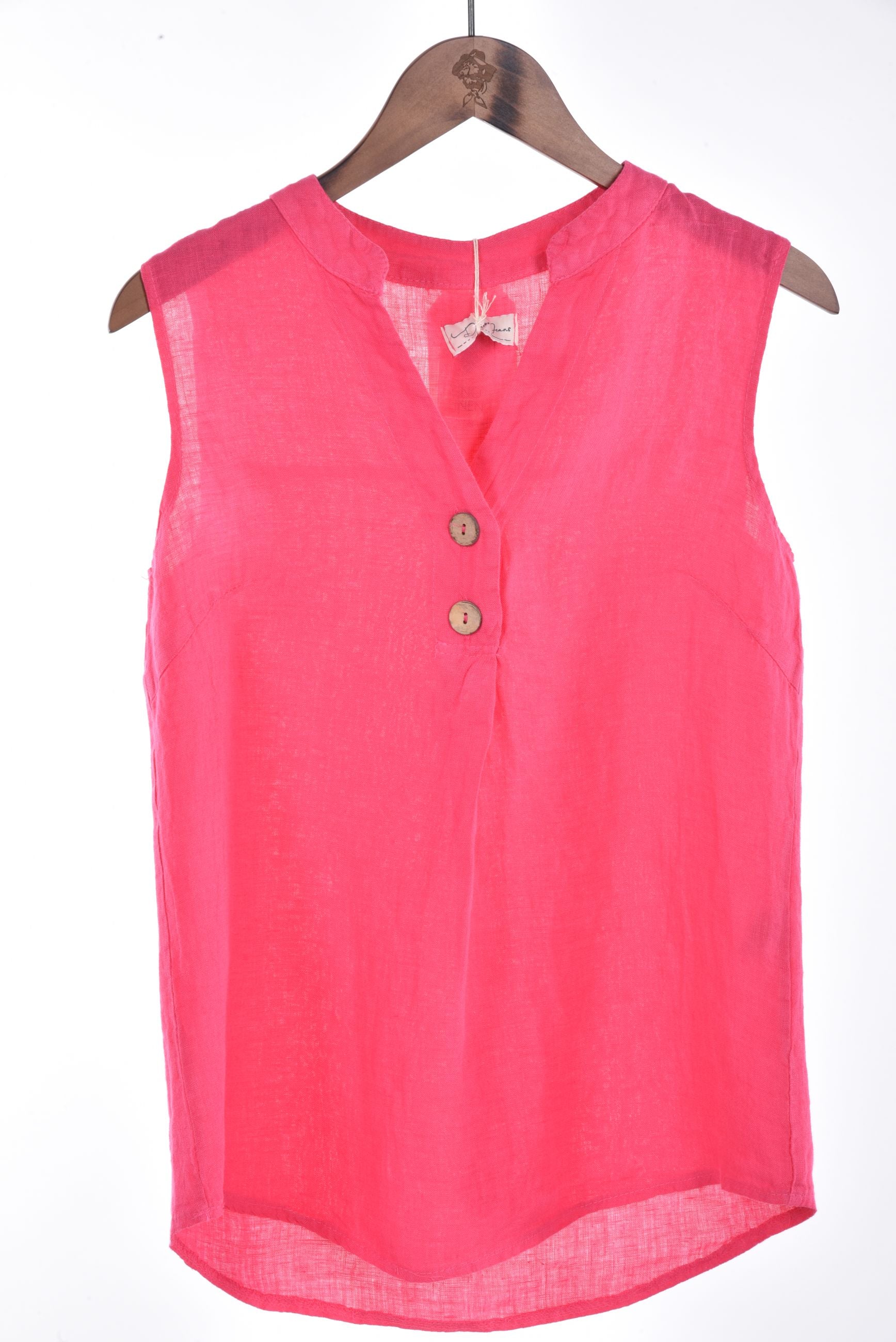 Jazzie Top buttons plain