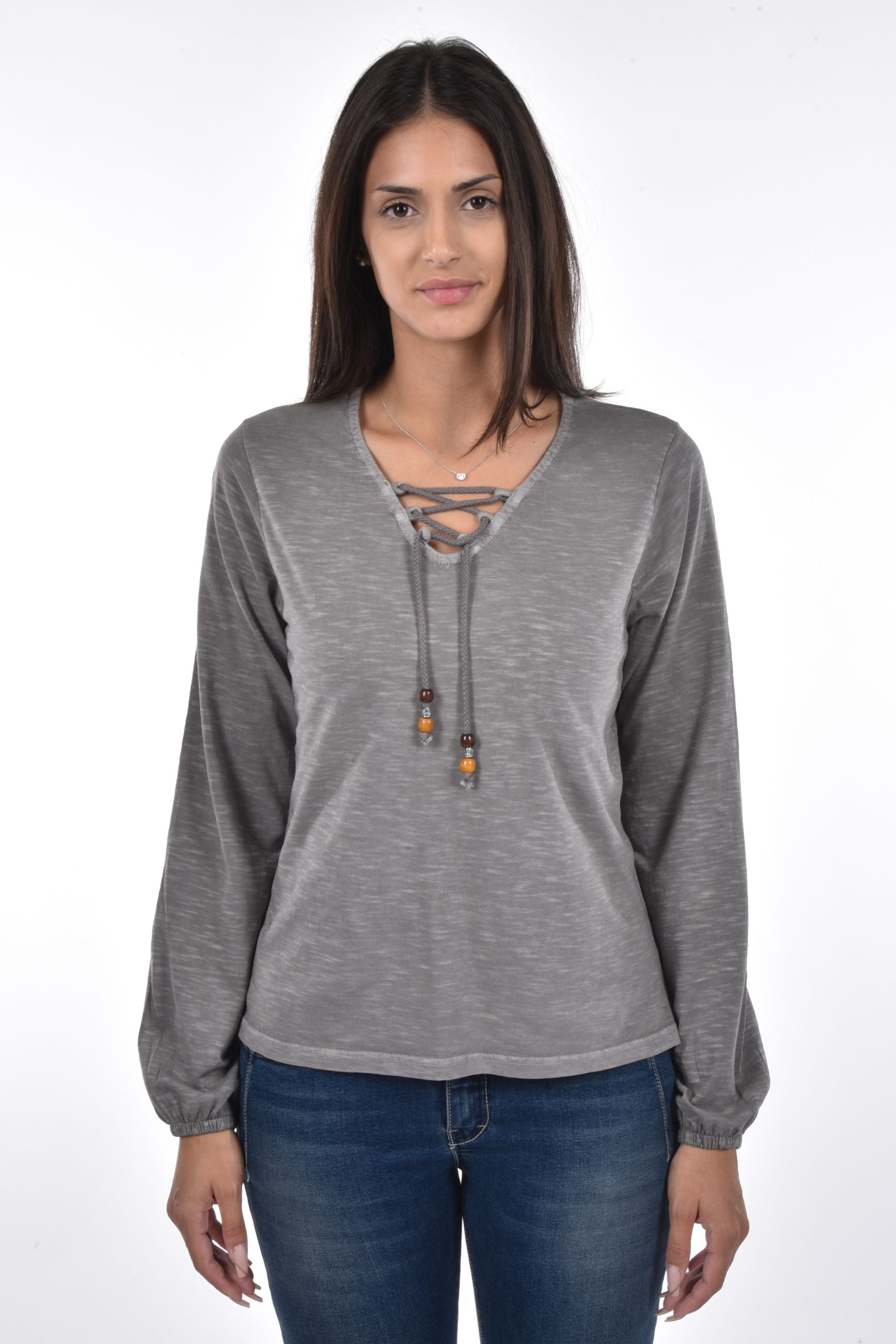 Noora T-Shirt long sleeve strings