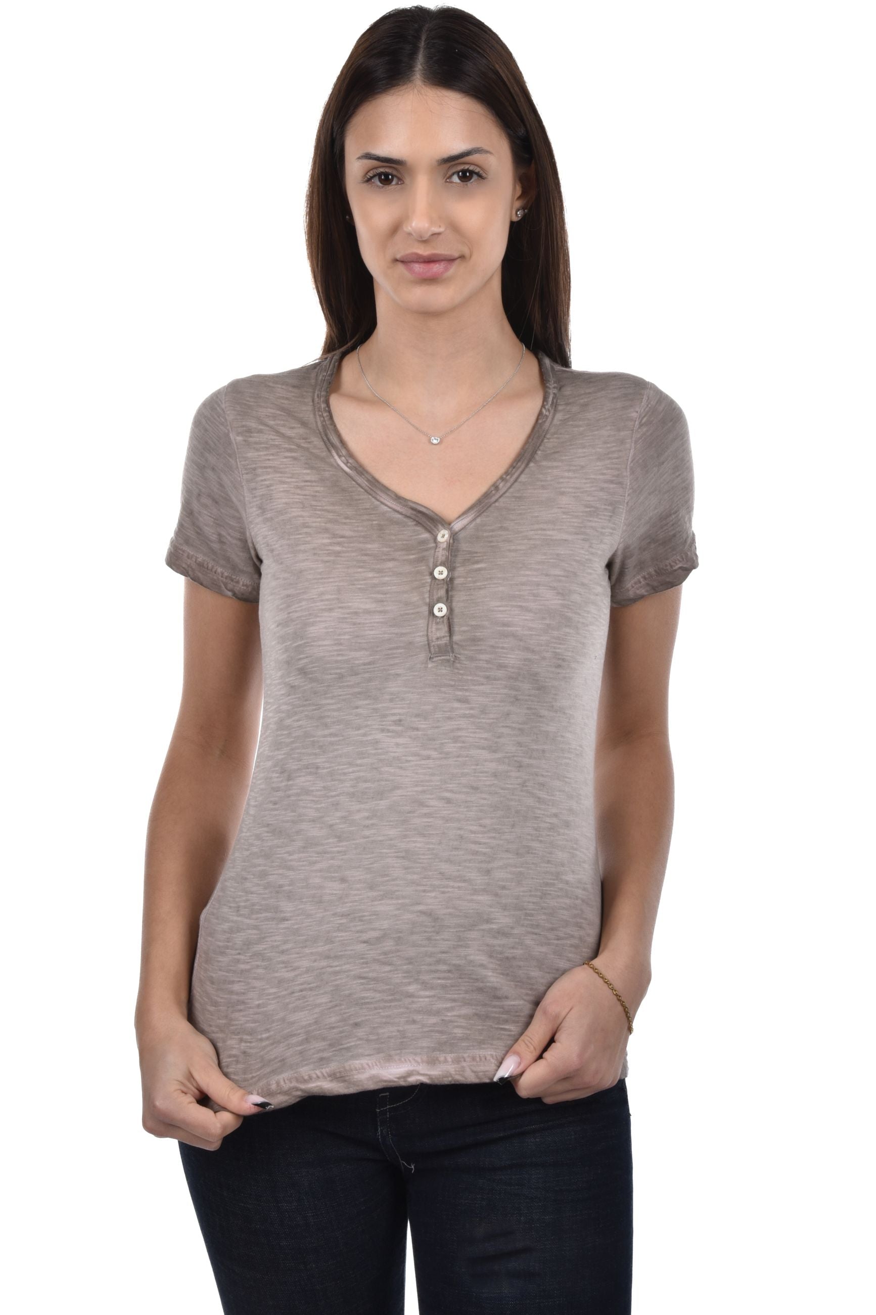 Tarsia T-Shirt buttons