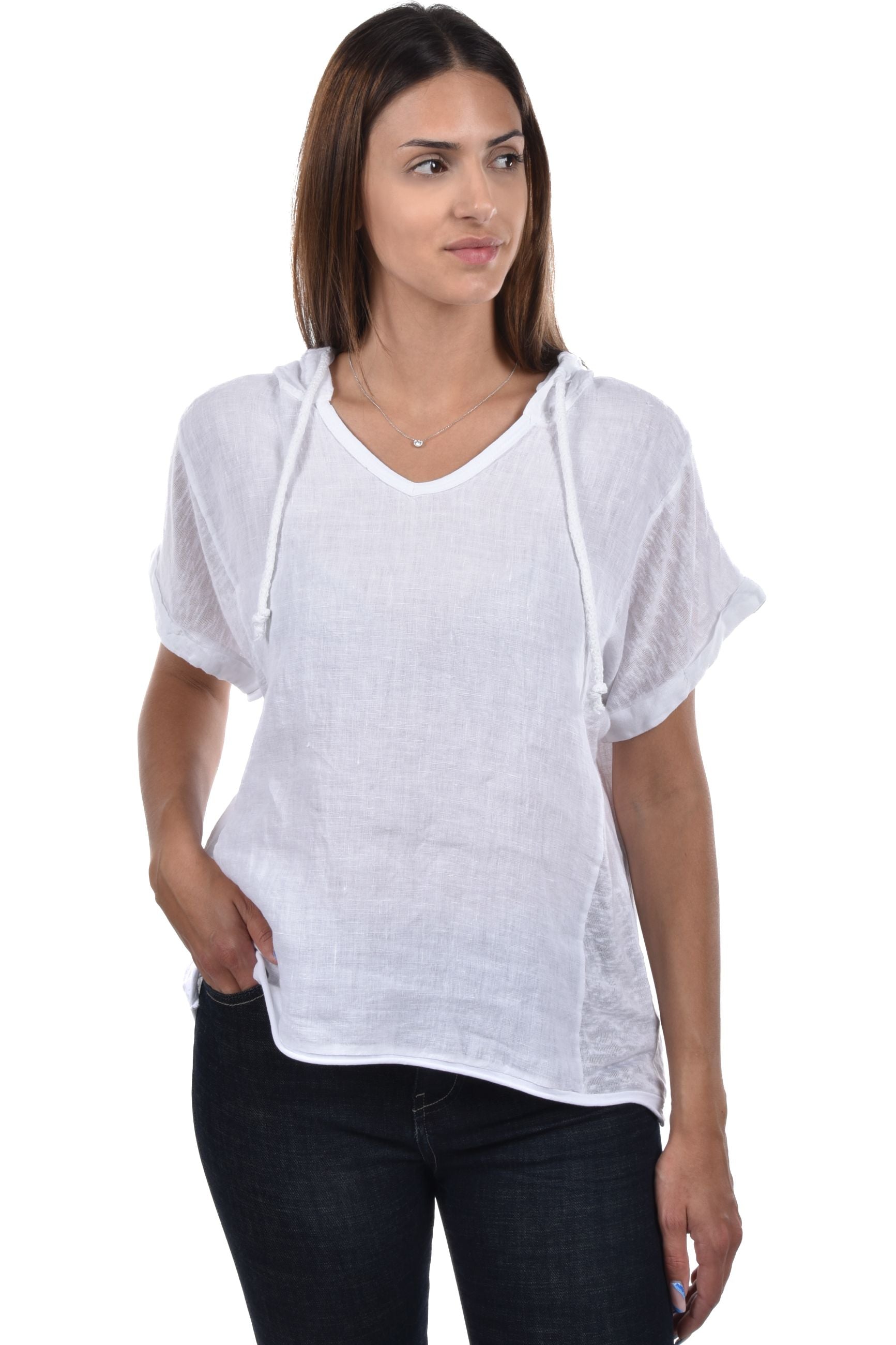 Malena T-Shirt boxy plain