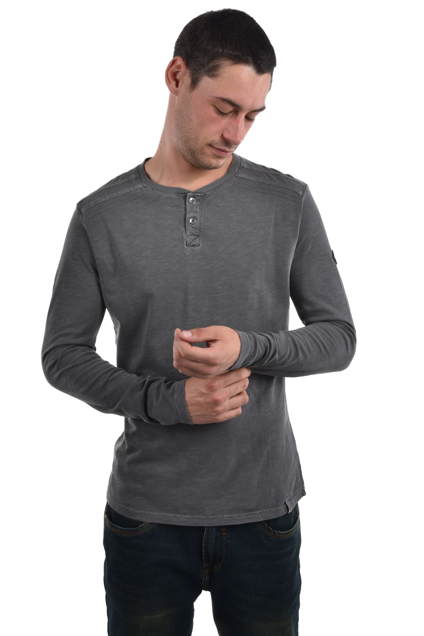 Tom T-Shirt longsleeves buttons