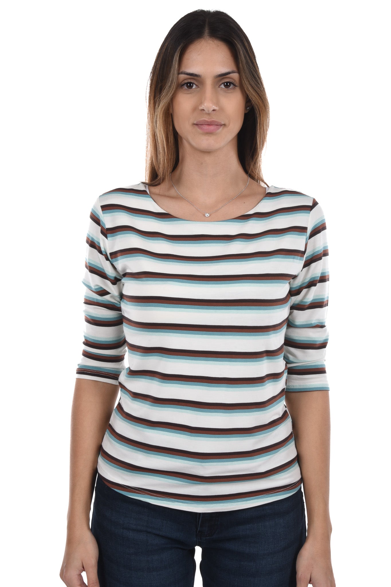 Cherry T-Shirt 3/4 sleeves striped