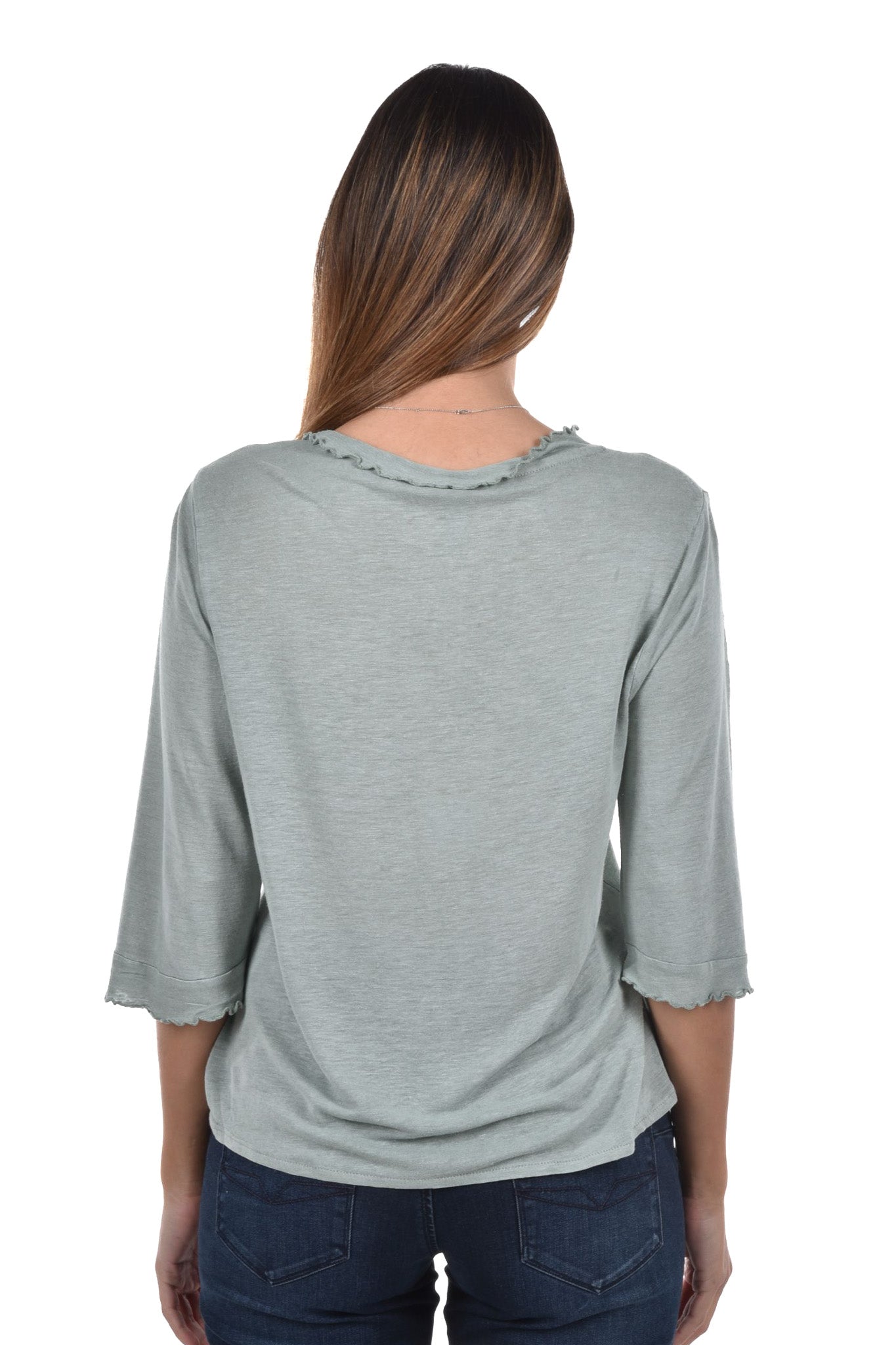 Nea T-Shirt frills 3/4 sleeve
