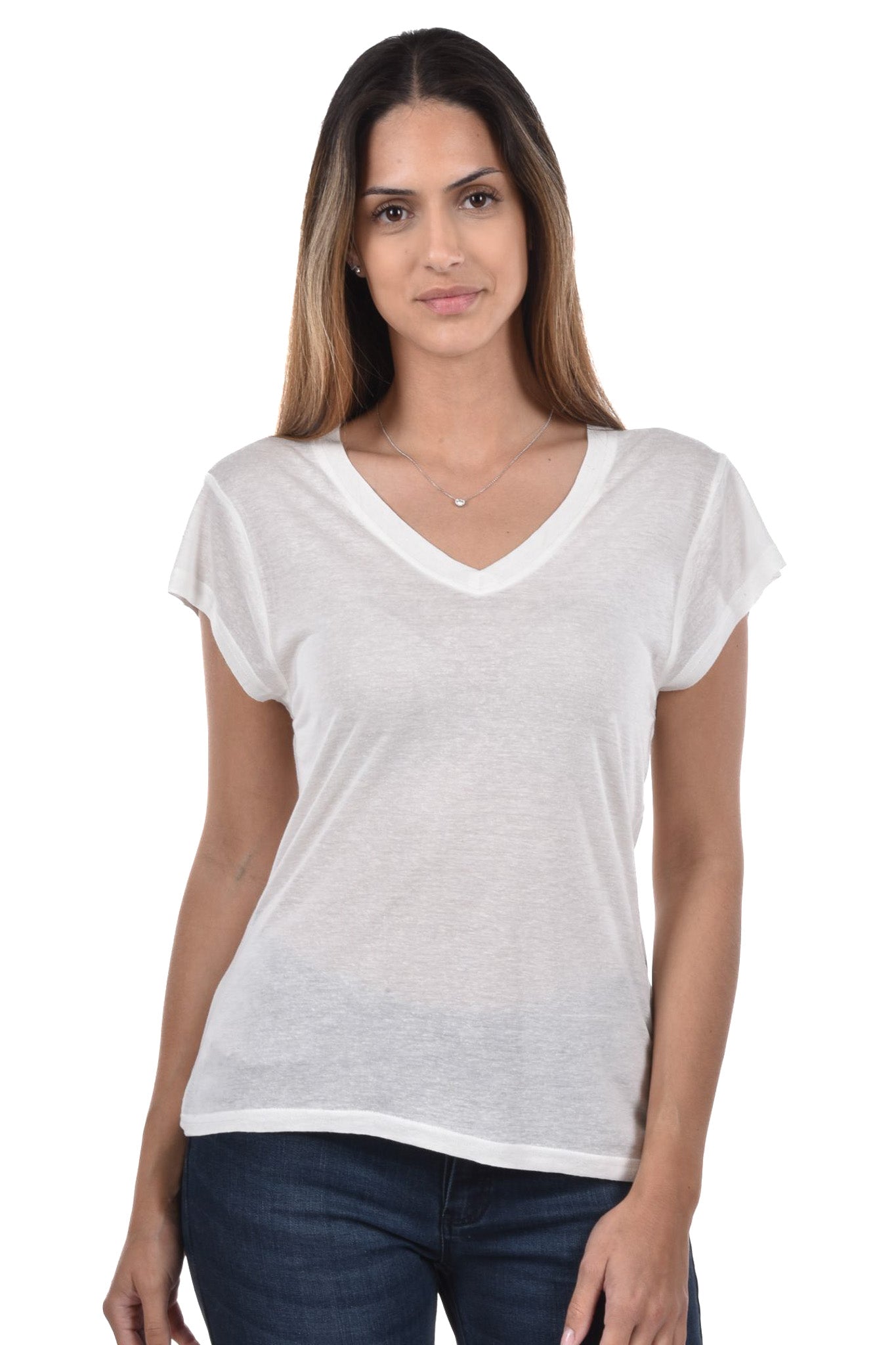 Narin T-Shirt V-Neck linen
