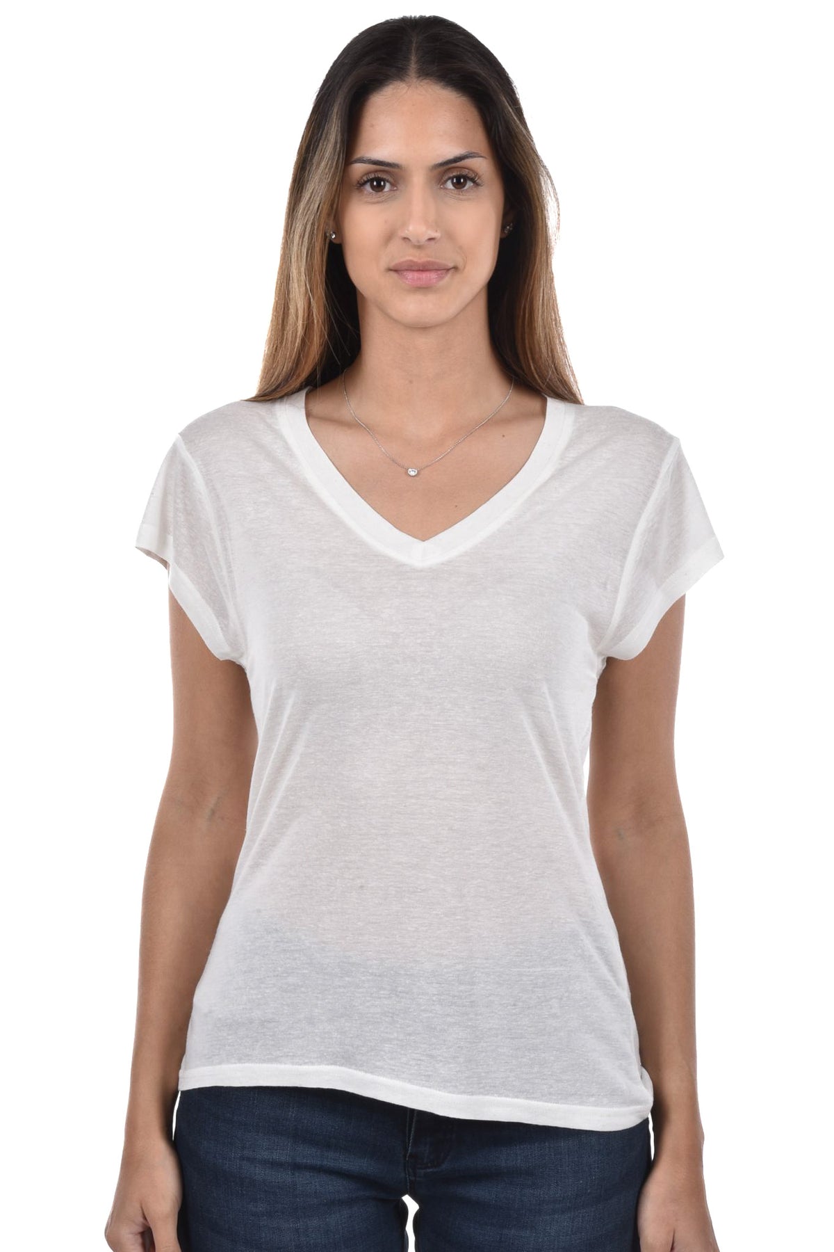 Narin T-Shirt V-Neck linen