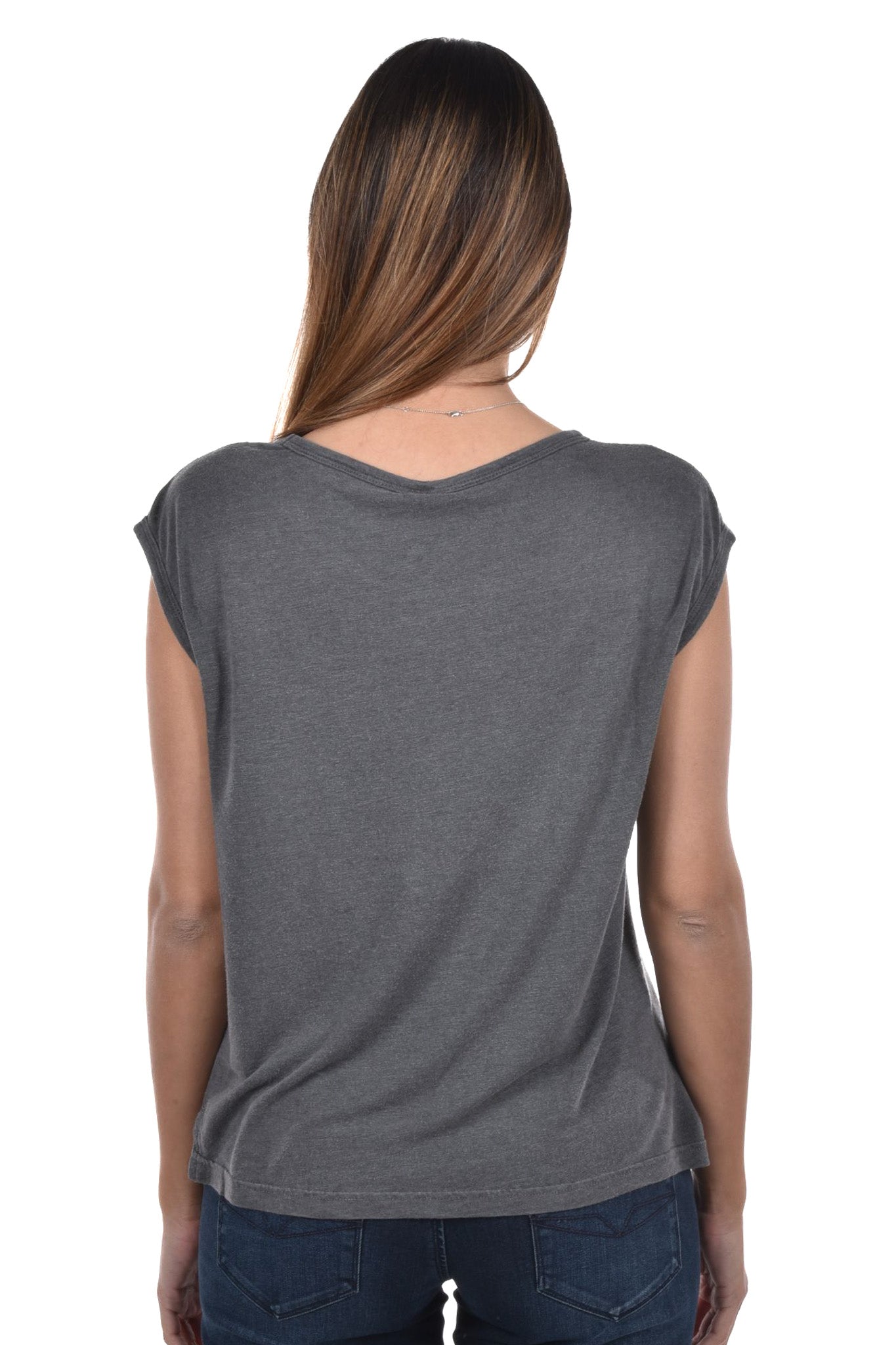 Nayra T-Shirt lace on shoulder