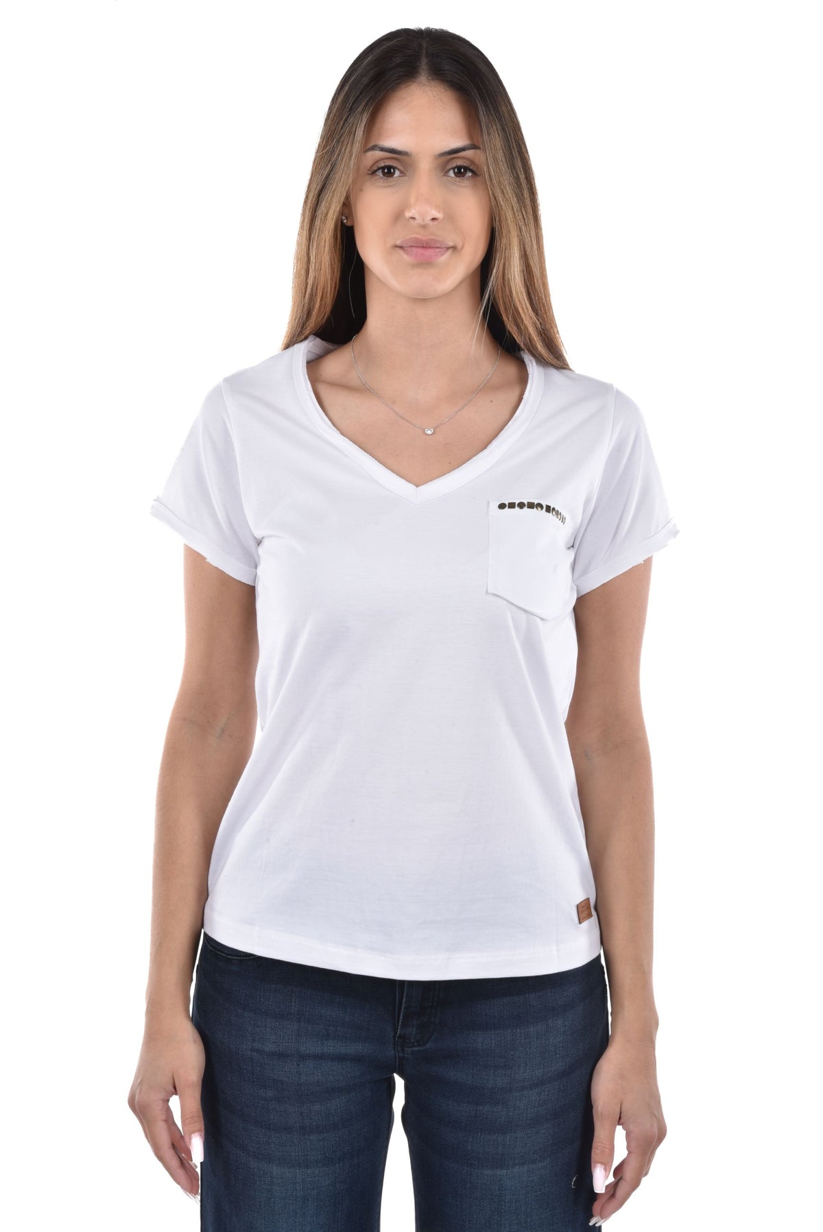 Taliza T-Shirt V-Neck pocket
