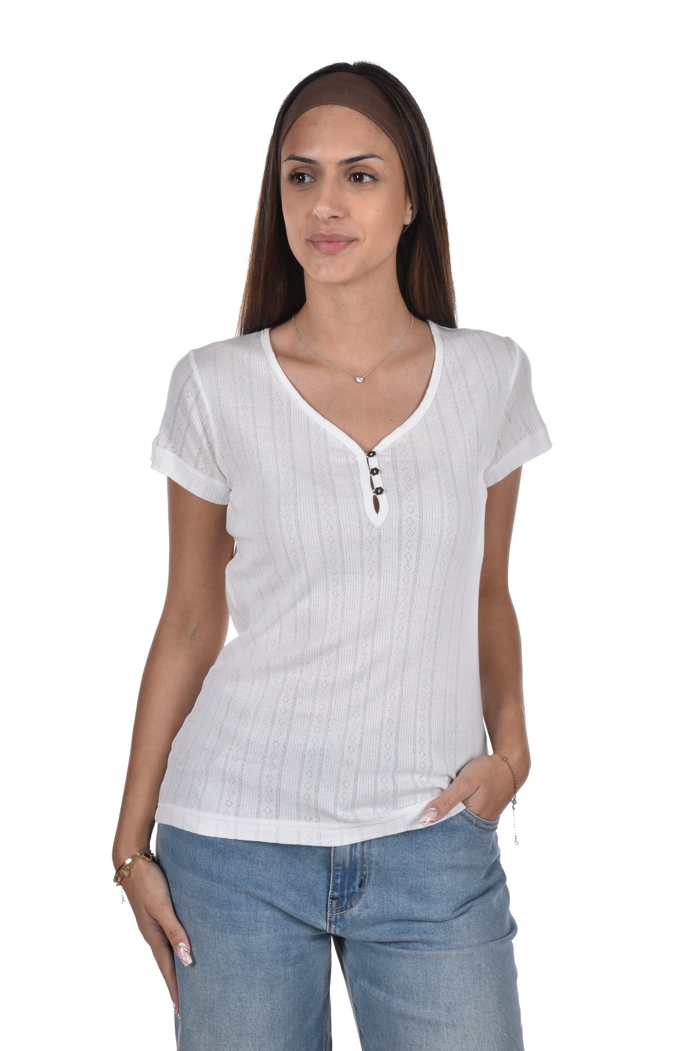 Tale T-Shirt pointelle