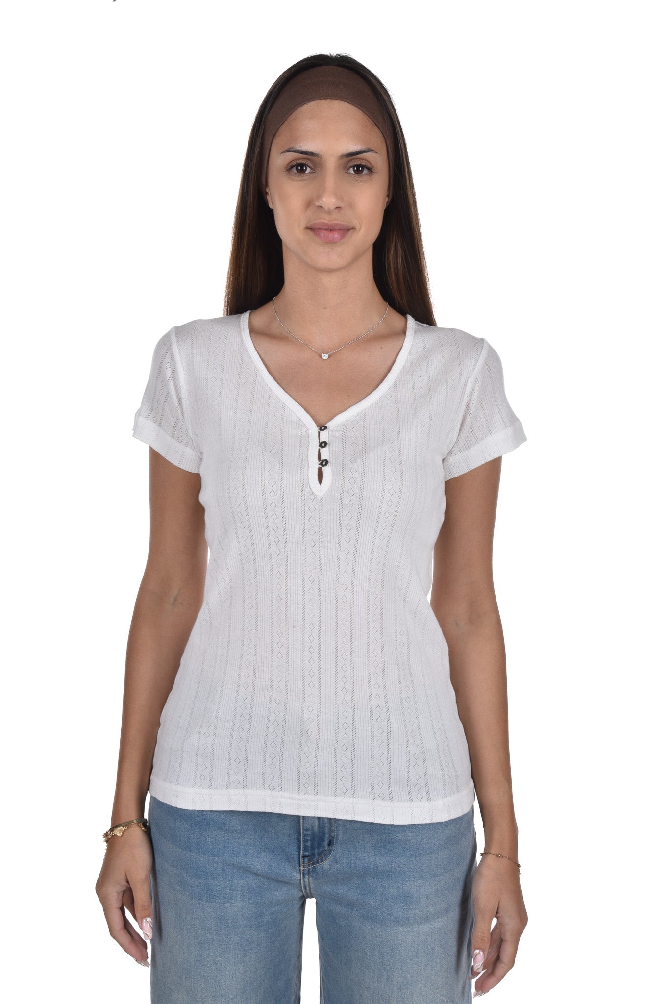 Tale T-Shirt pointelle