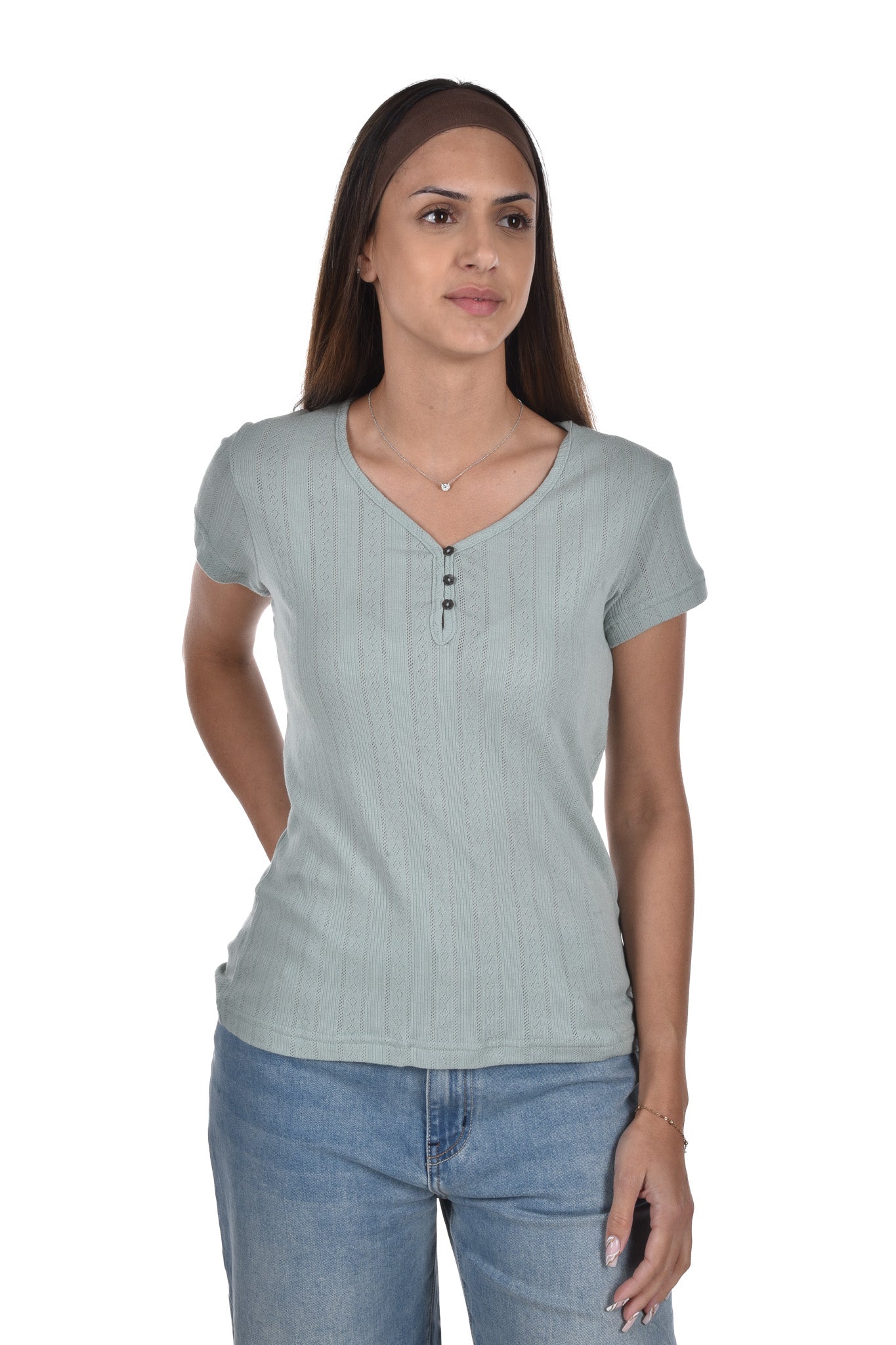Tale T-Shirt pointelle