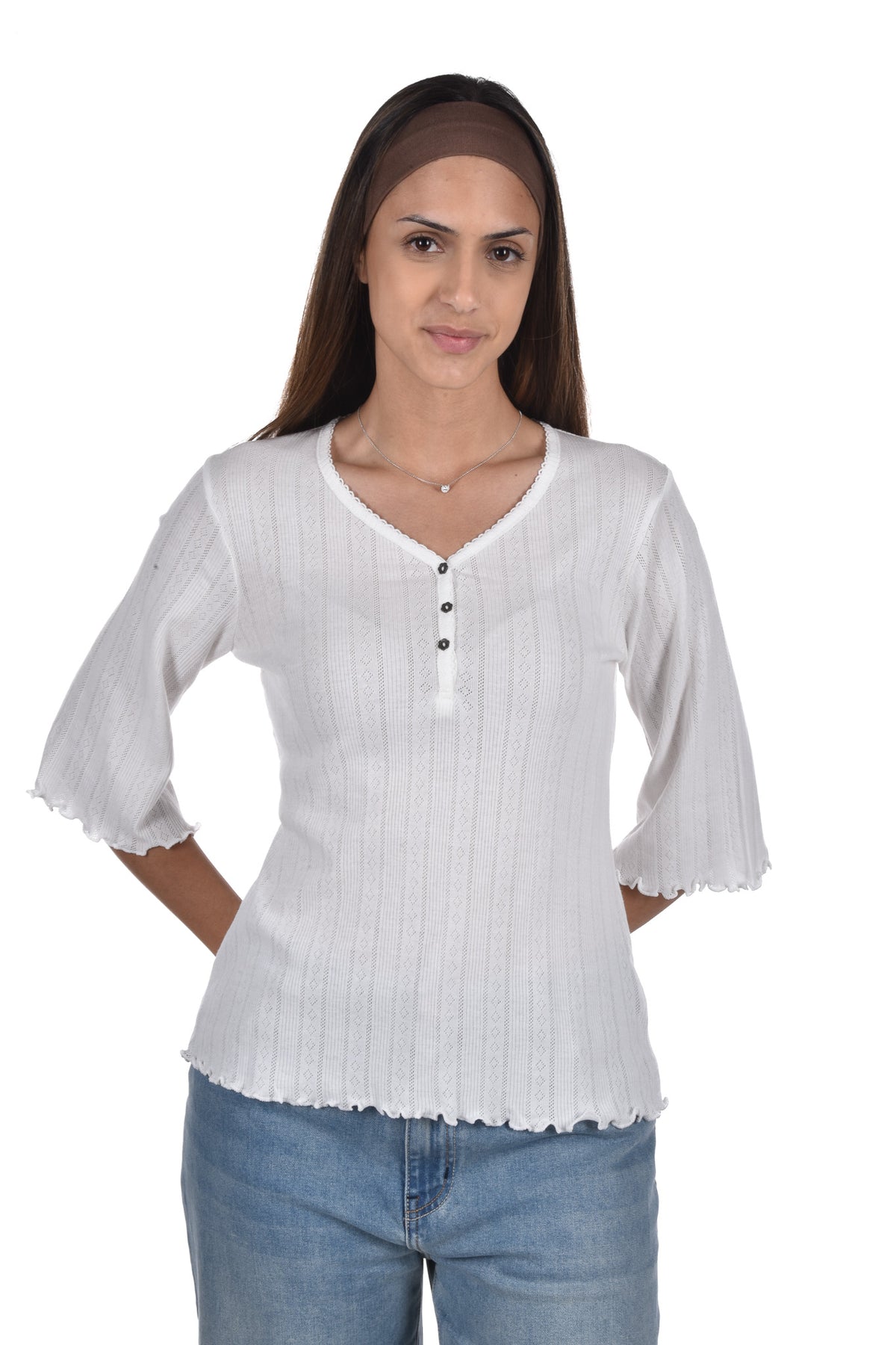 Tjara T-Shirt pointelle