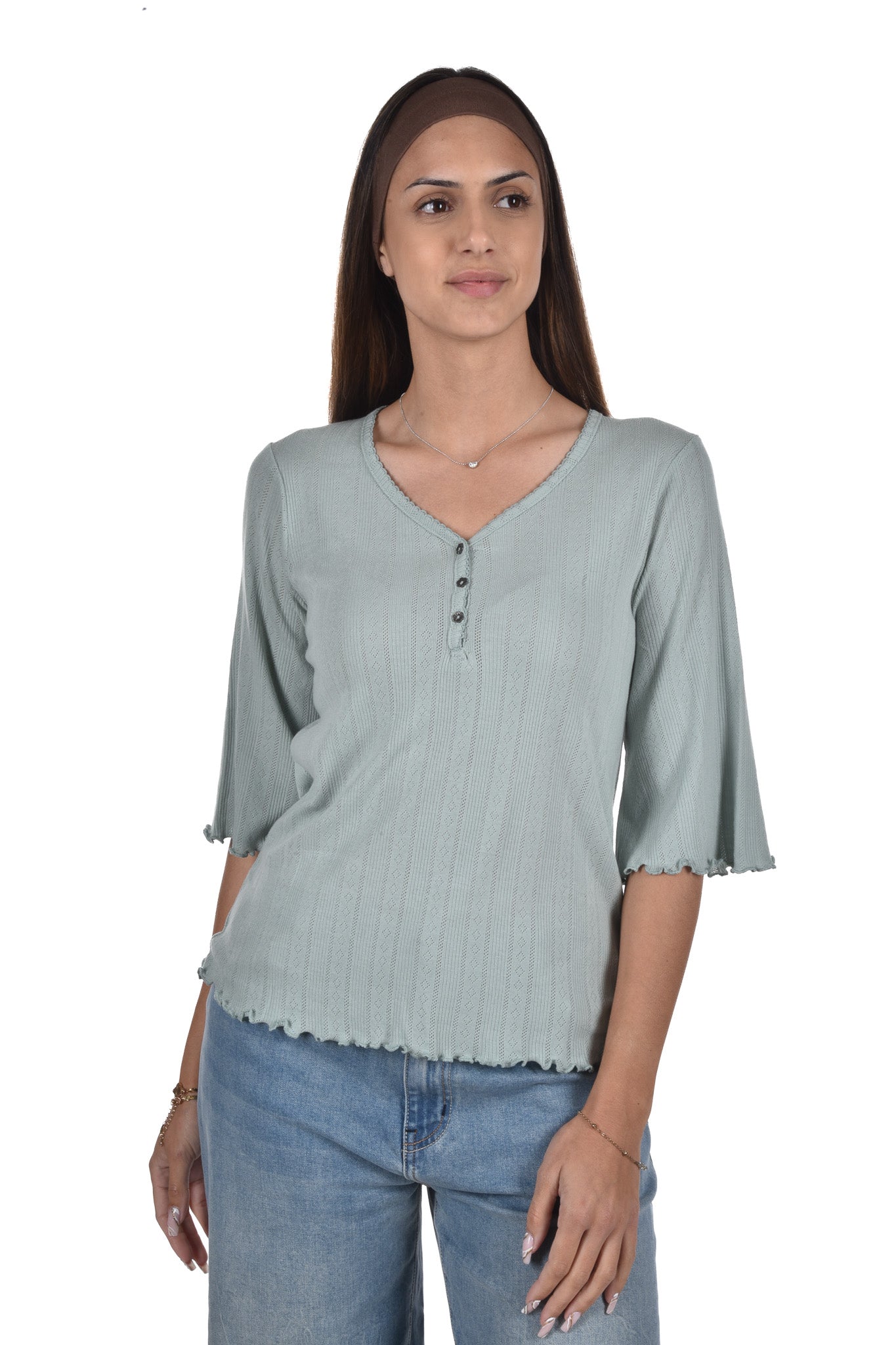 Tjara T-Shirt pointelle