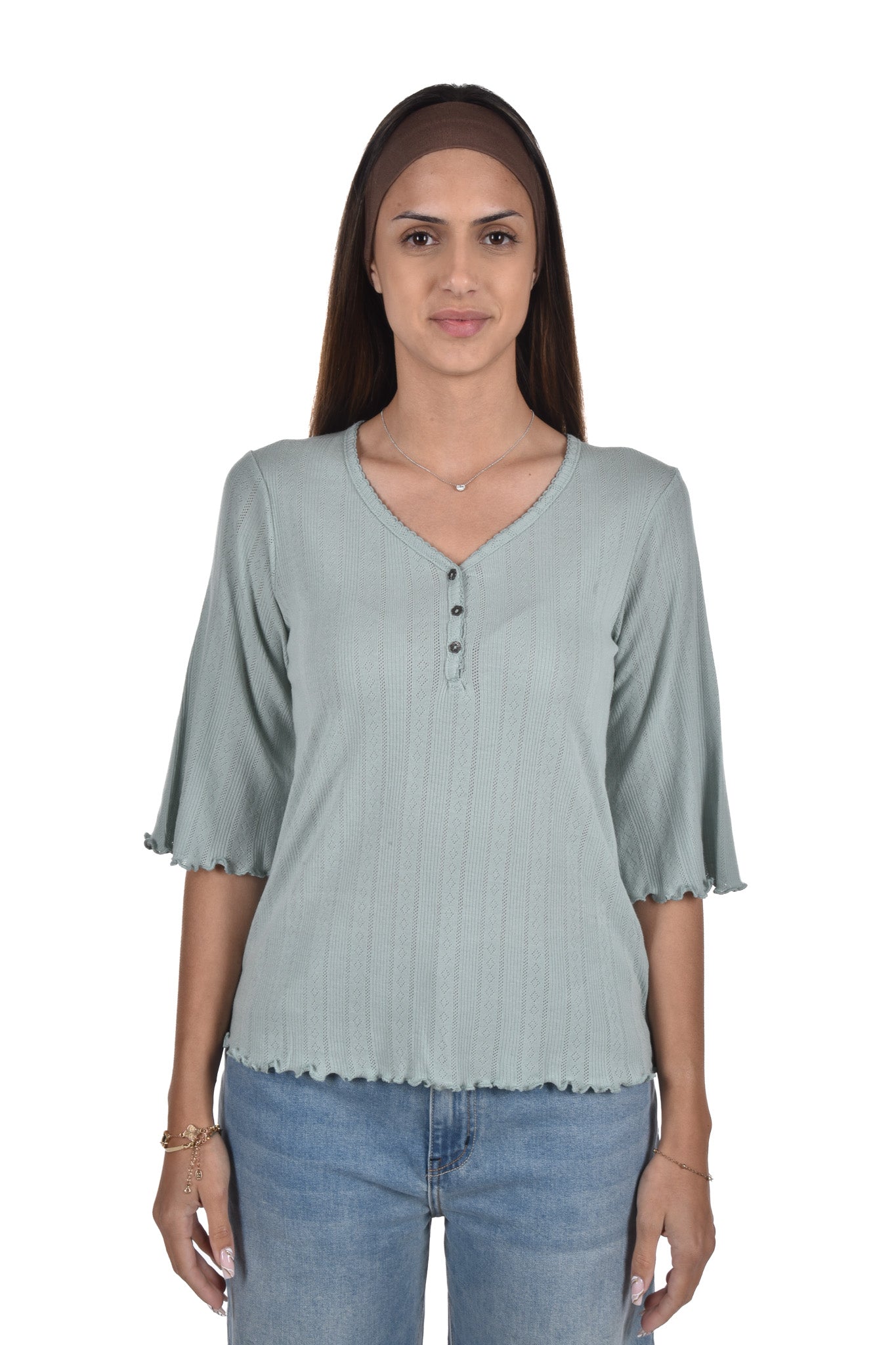 Tjara T-Shirt pointelle