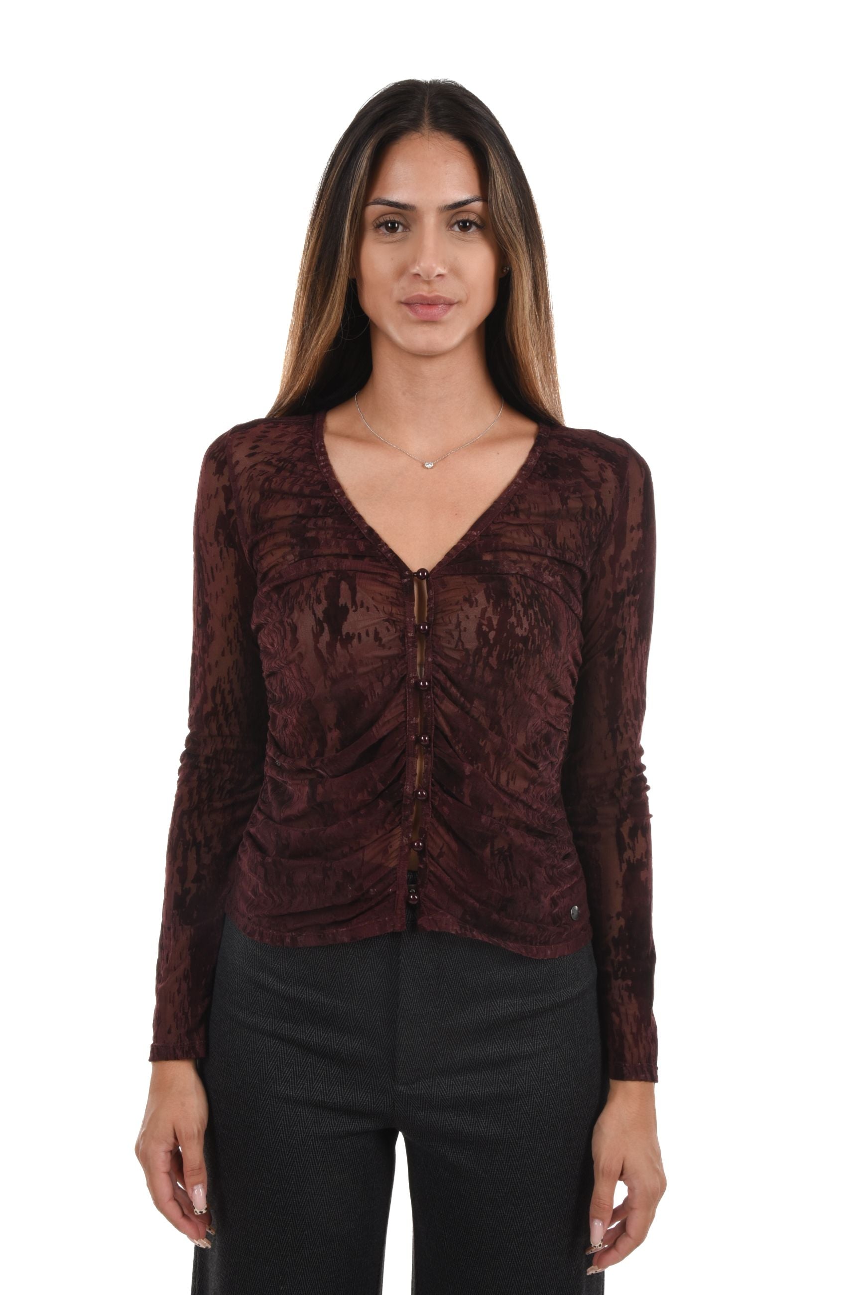 Lago Top flock print