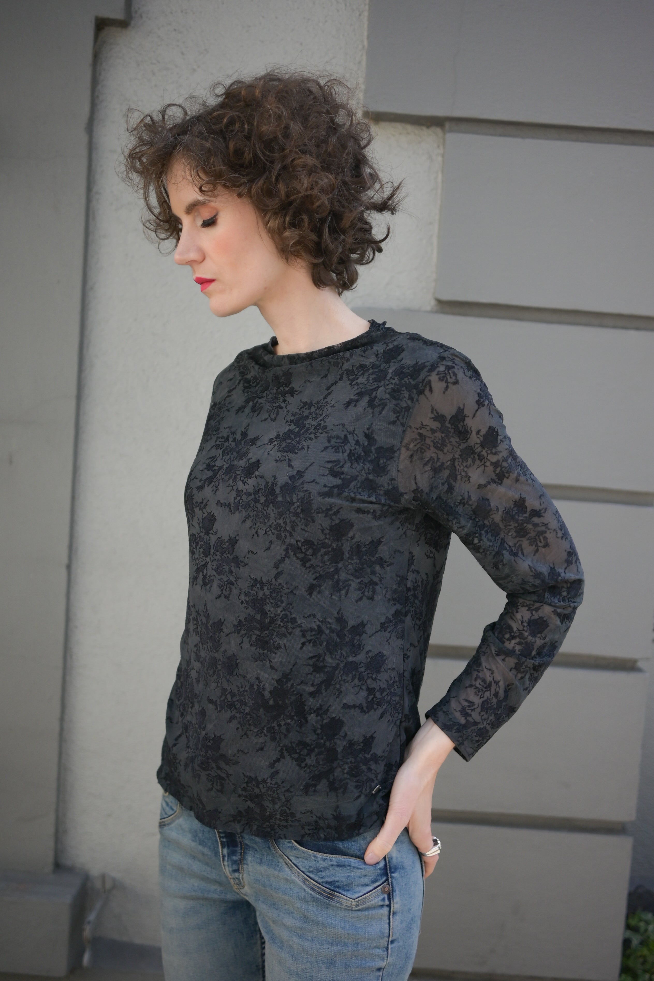 Laconi T-Shirt flock print