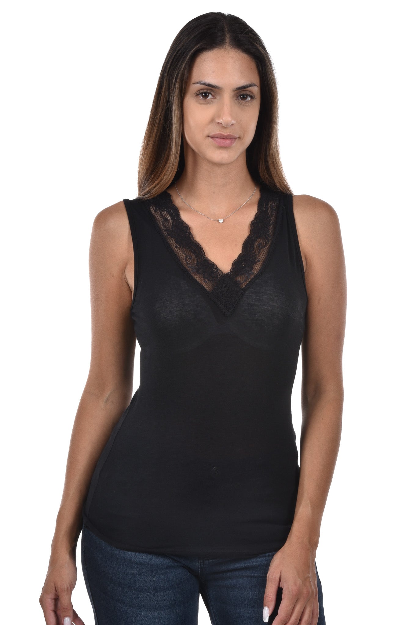 Jind Top lace front neck