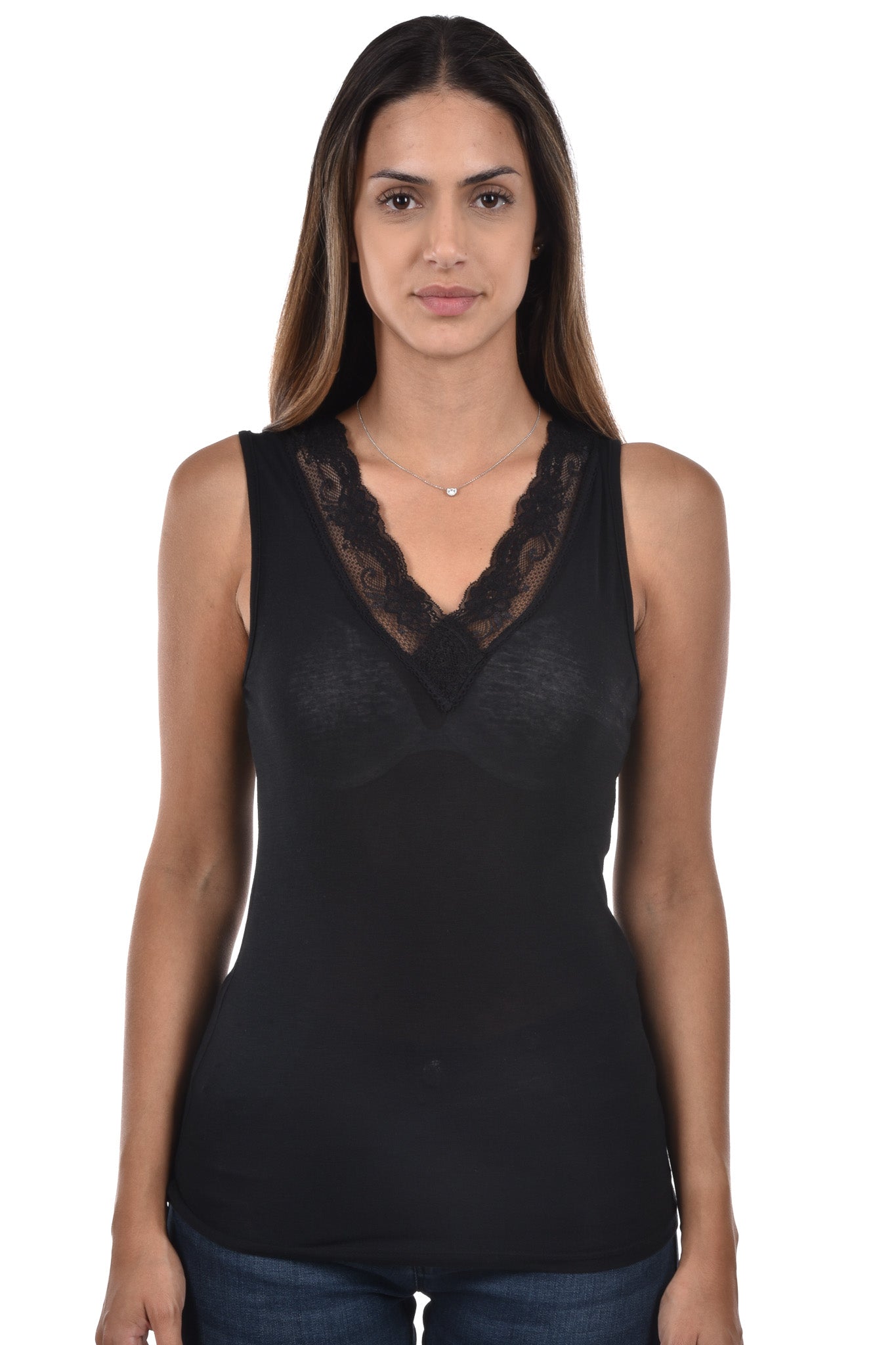 Jind Top lace front neck