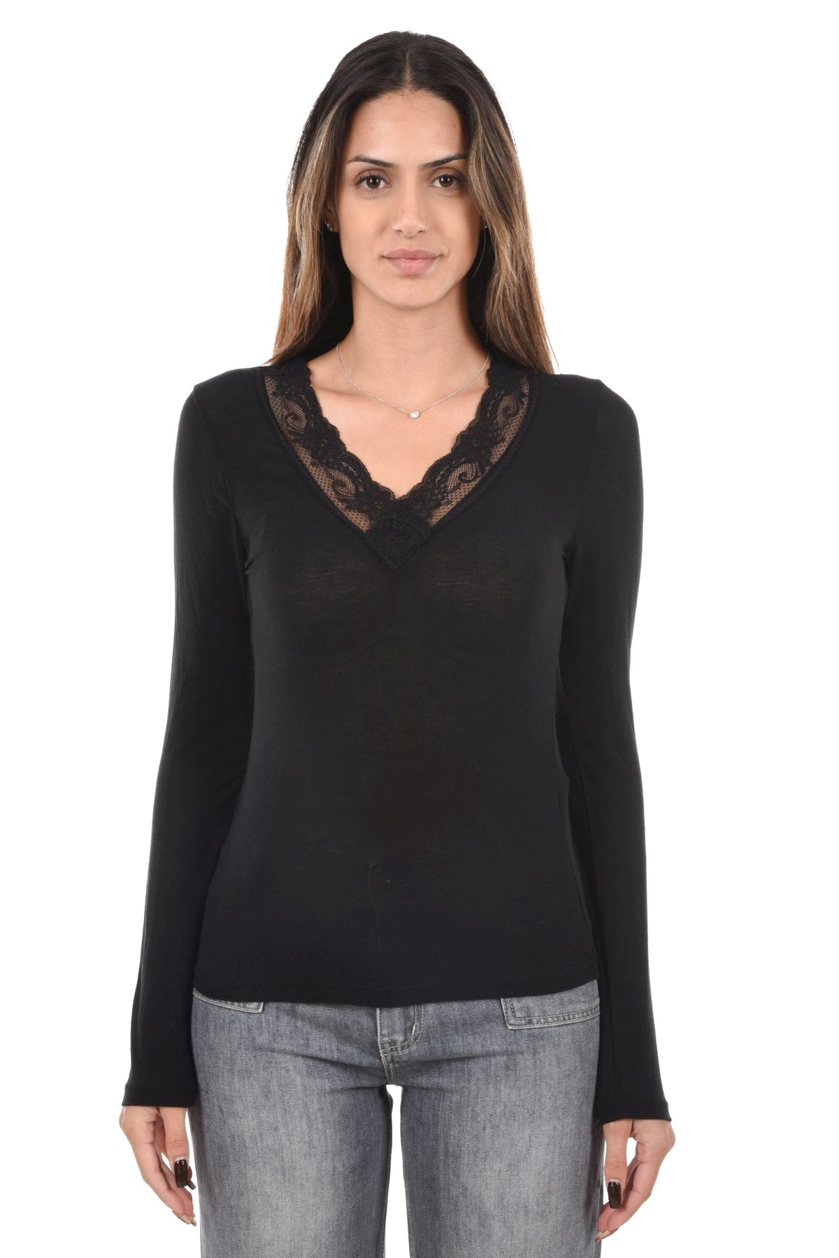 Jind T-Shirt long sleeve lace