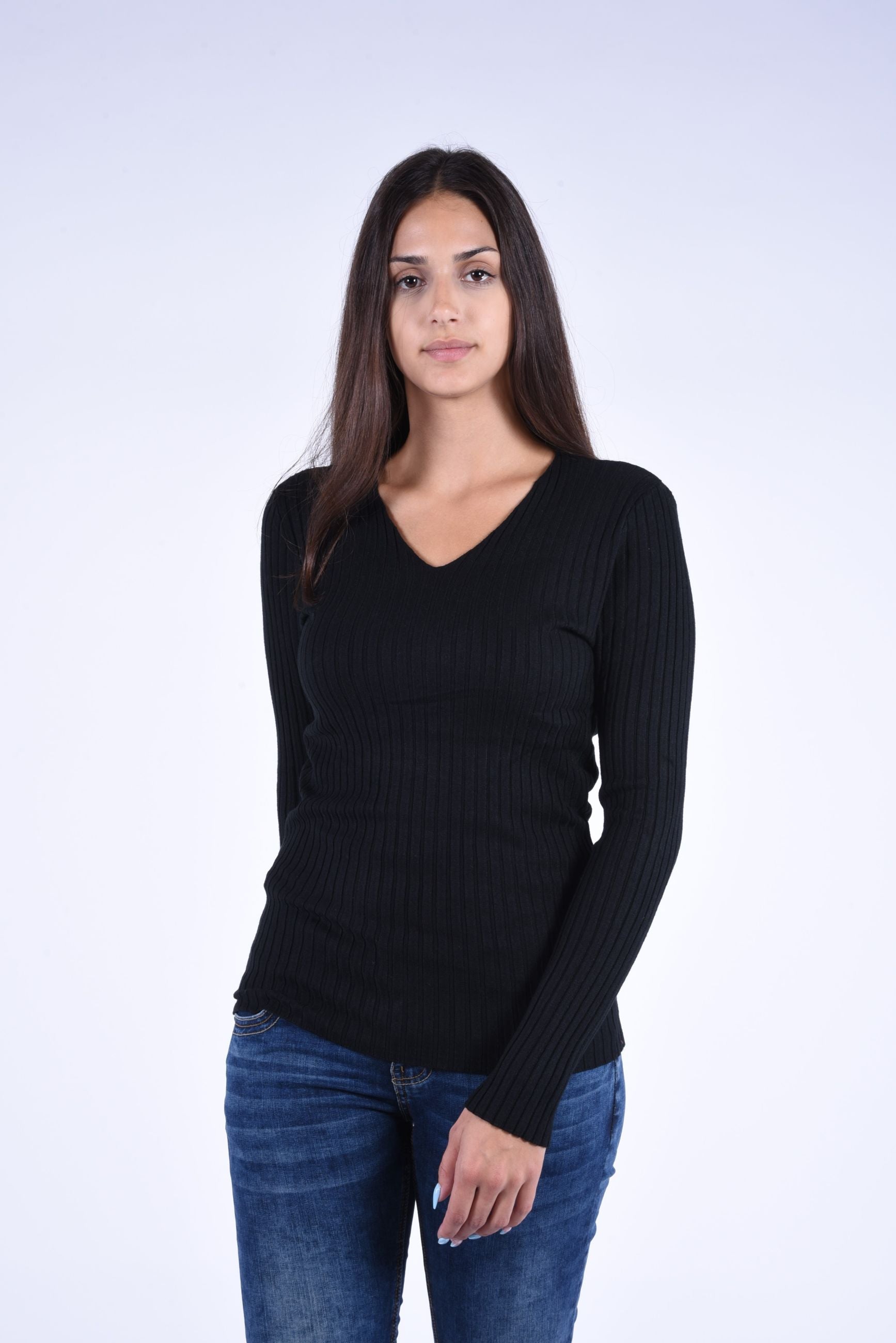 Cora Pullover ribbed