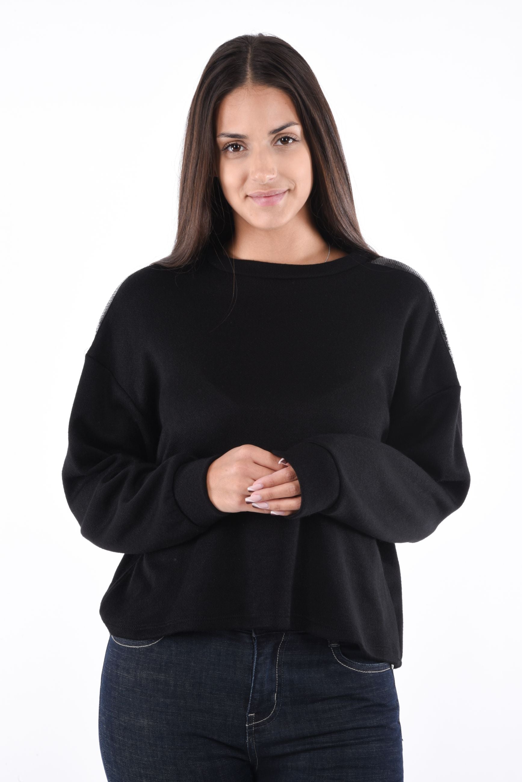 Jilms Pullover boxy sequin