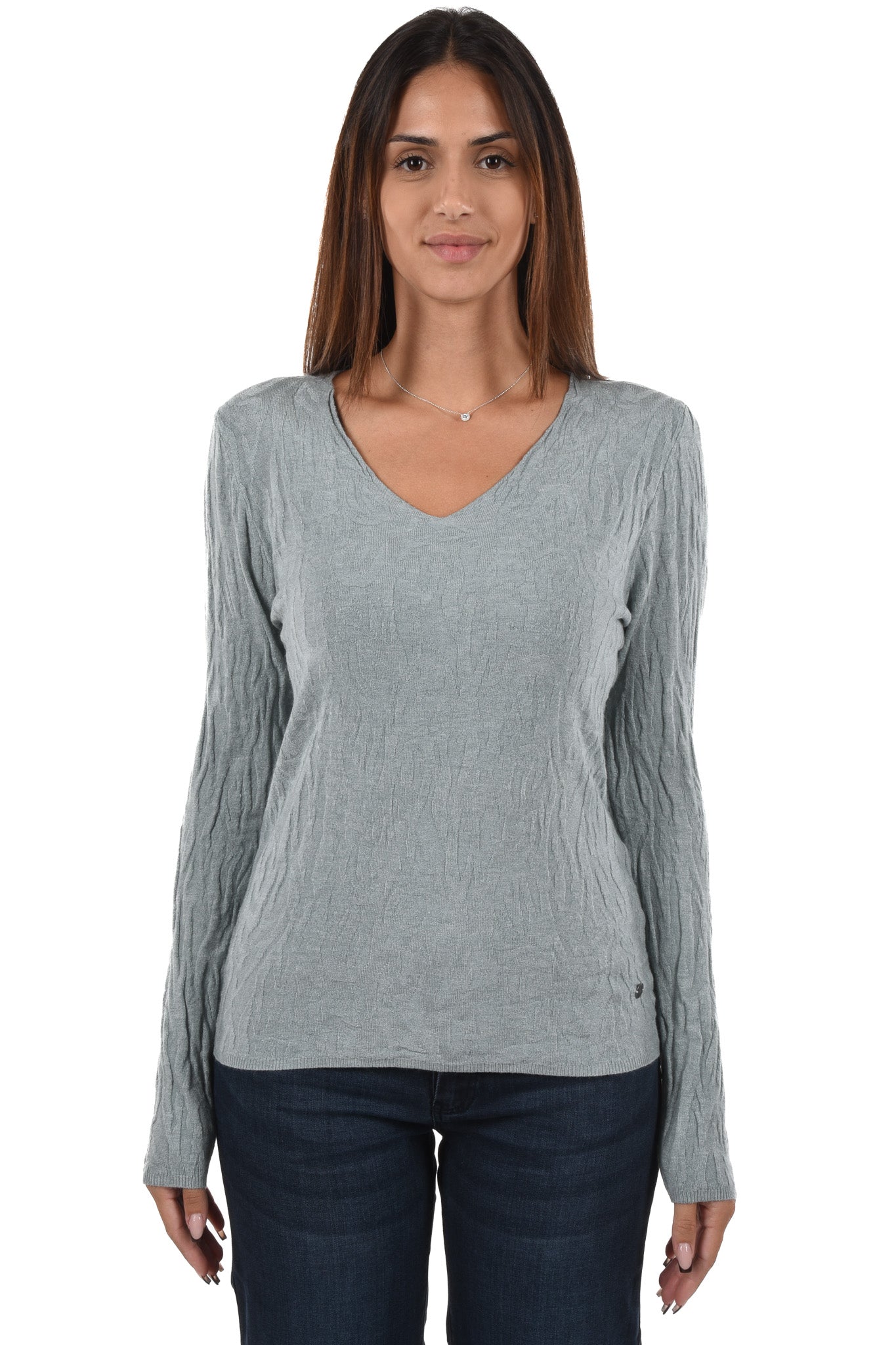 Dore Pullover jacquard V-neck