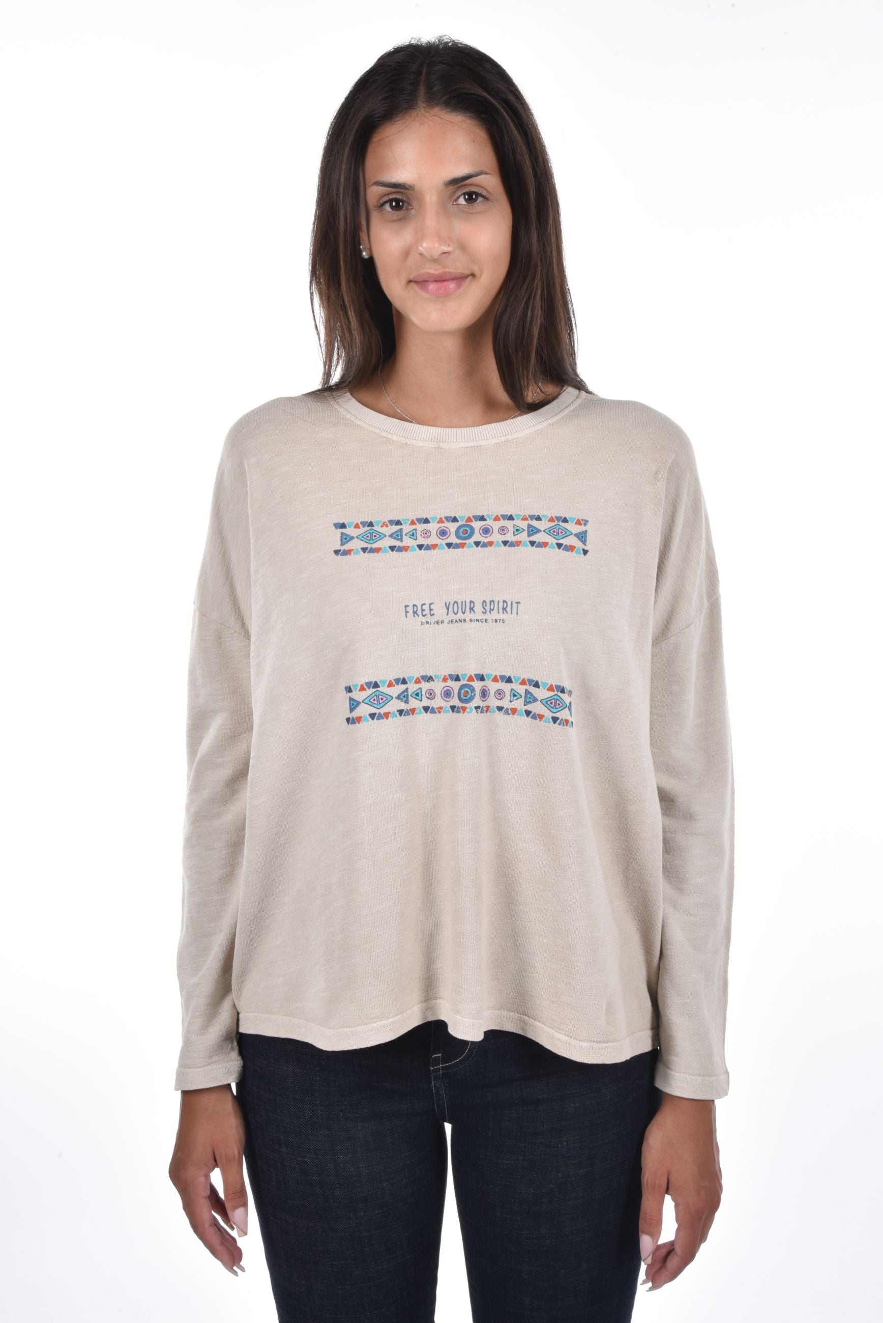 Nini Pullover loose fit print
