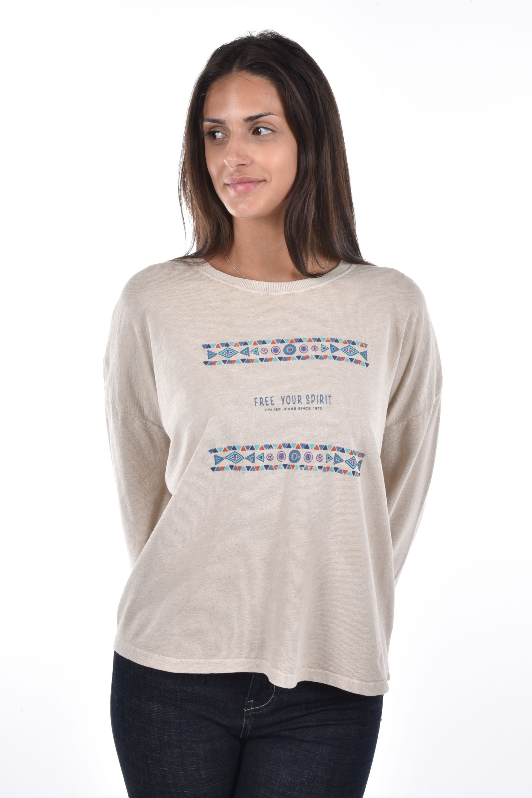 Nini Pullover loose fit print