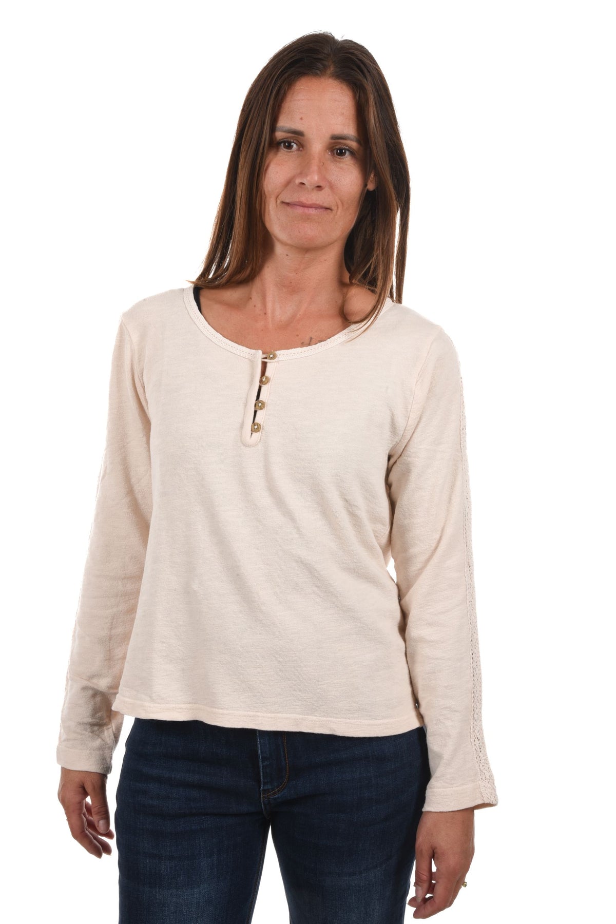 Sylvie Pullover lace ribbon
