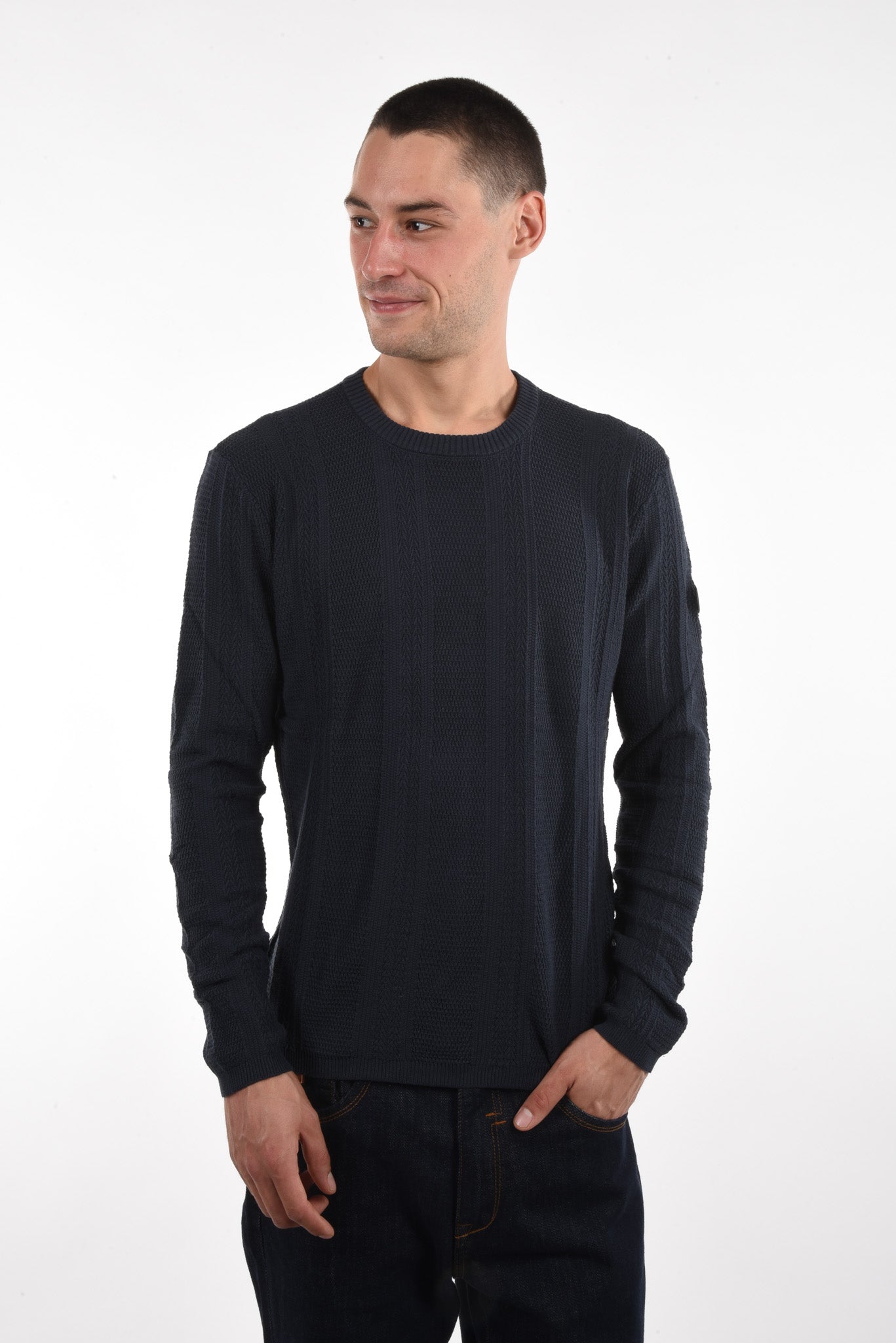 Chambers Pullover jacquard stripes