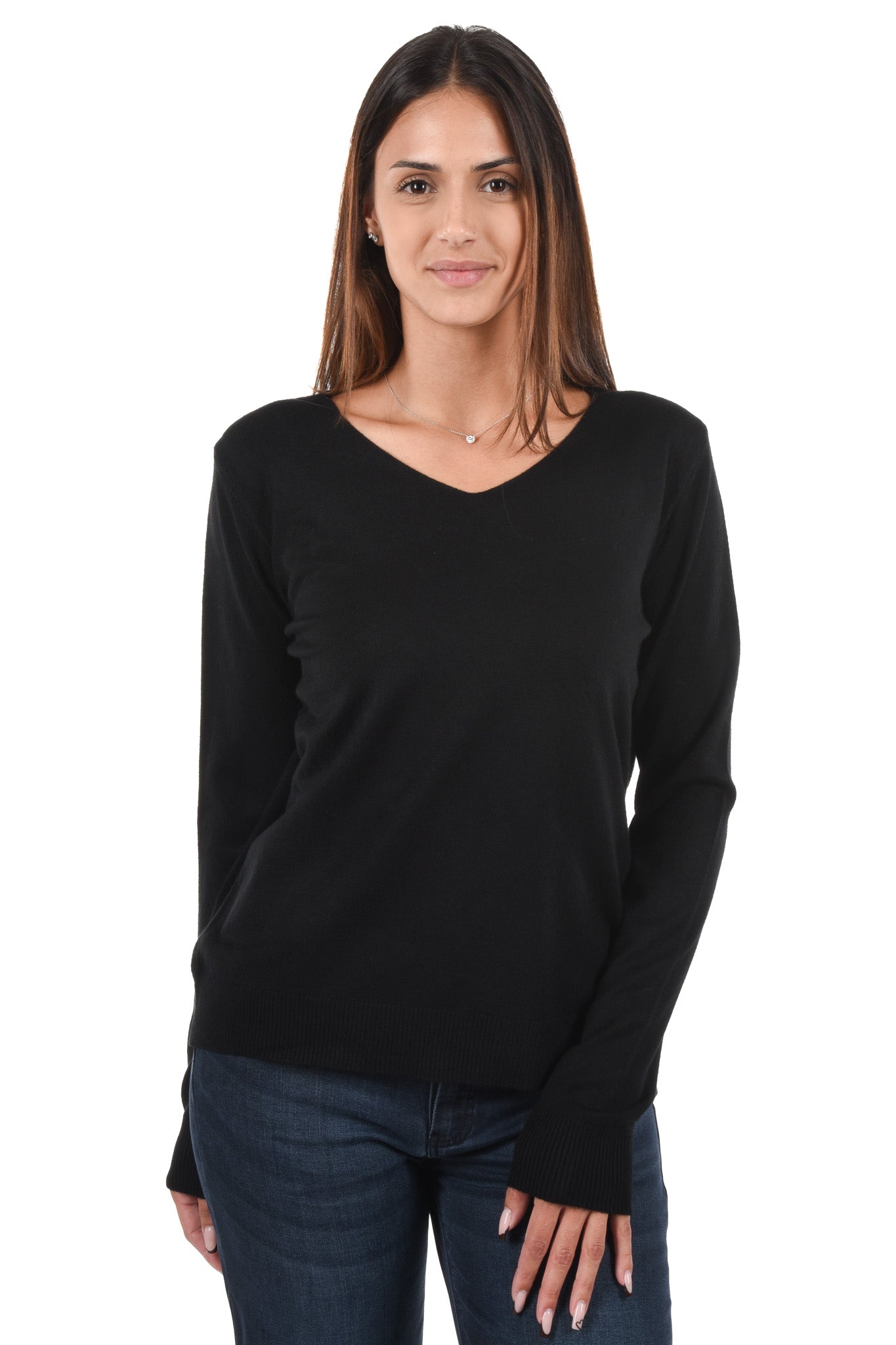 Deer Pullover V-neck