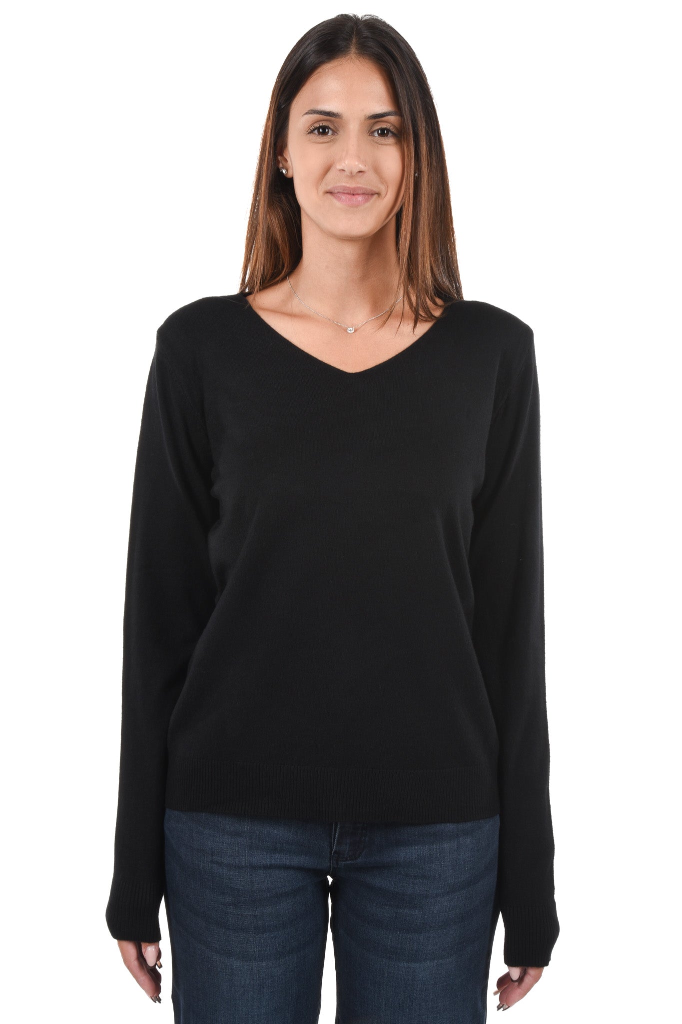 Deer Pullover V-neck