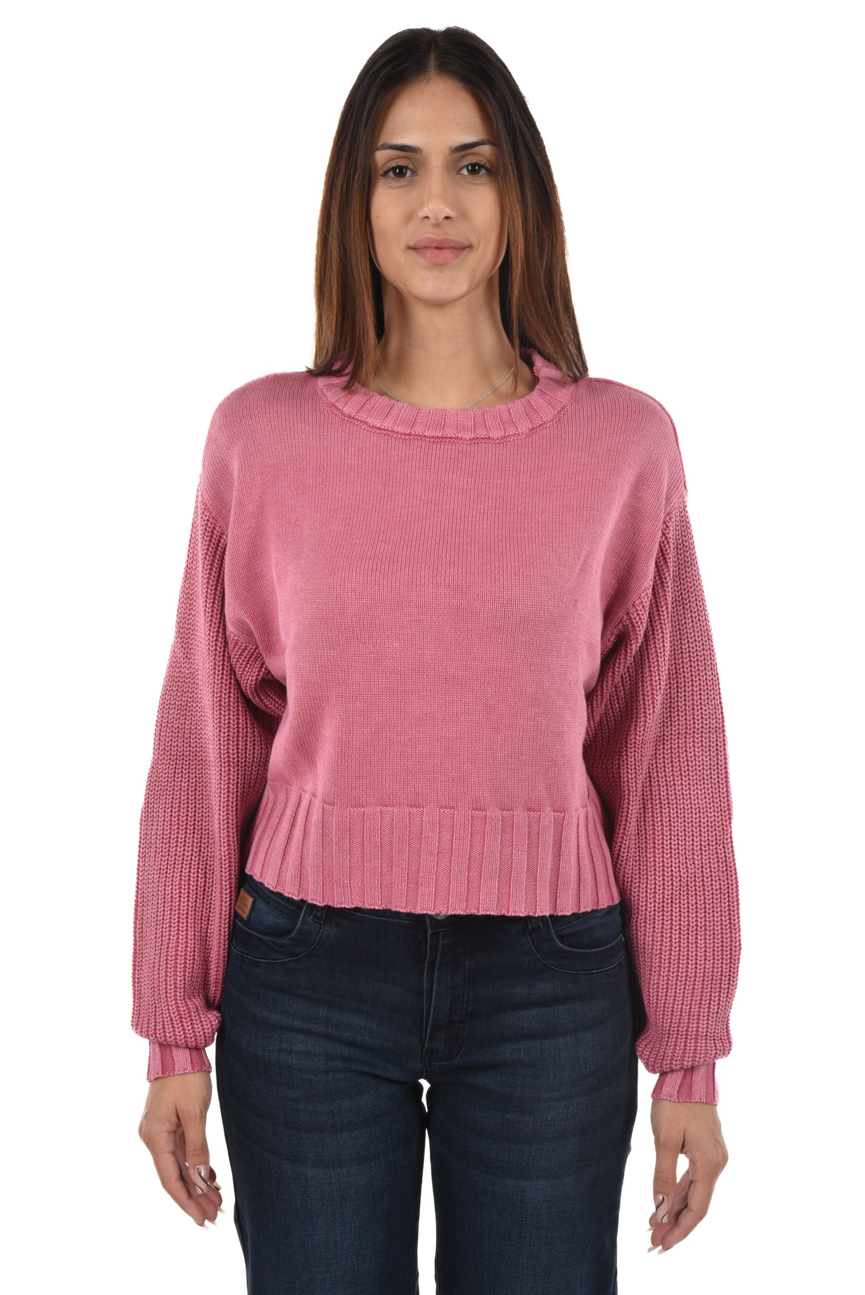 Cua Pullover cropped sandwash