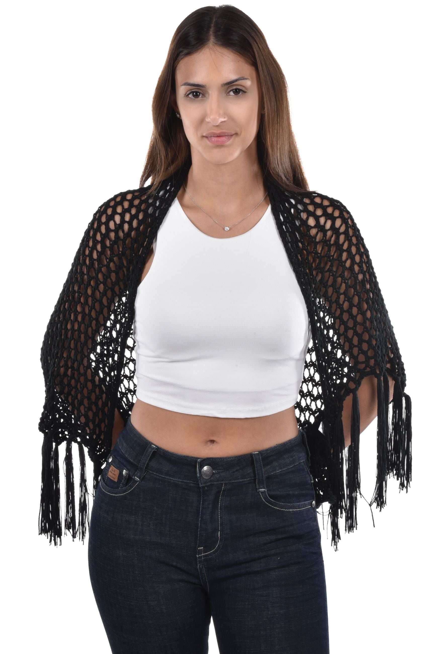 Crista Cardigan fringes