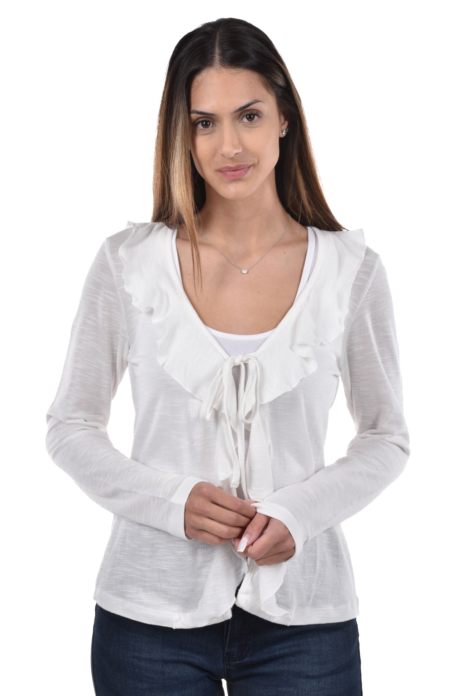 Tejana Cardigan frills