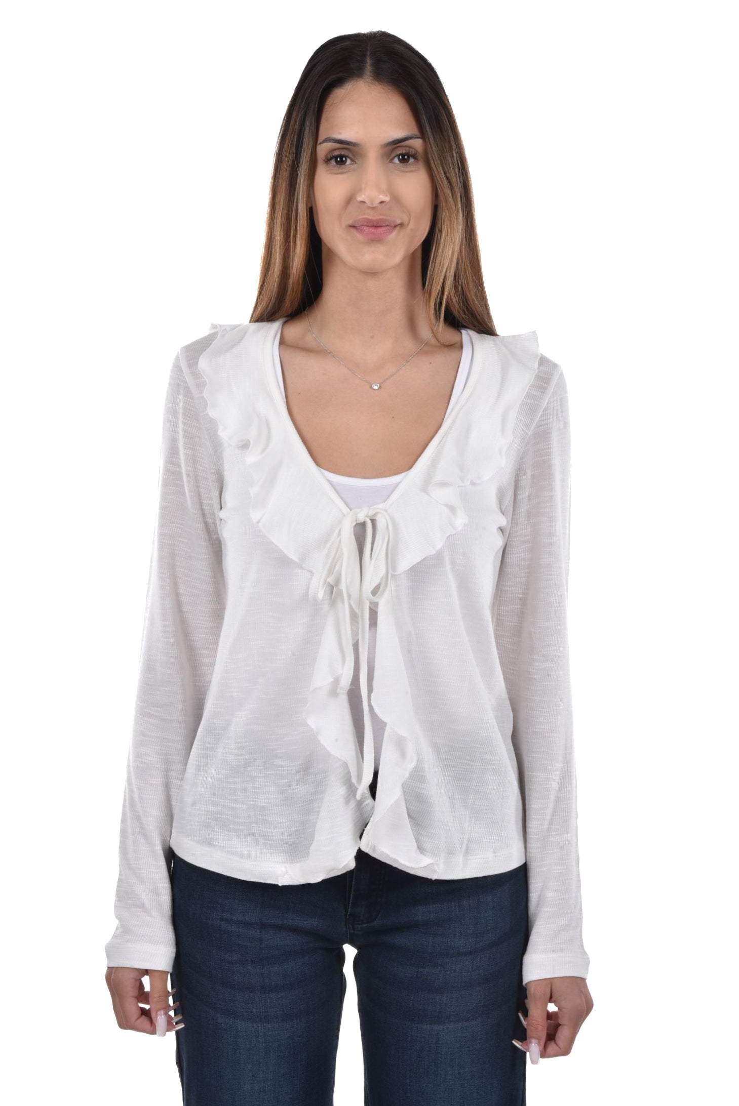 Tejana Cardigan frills