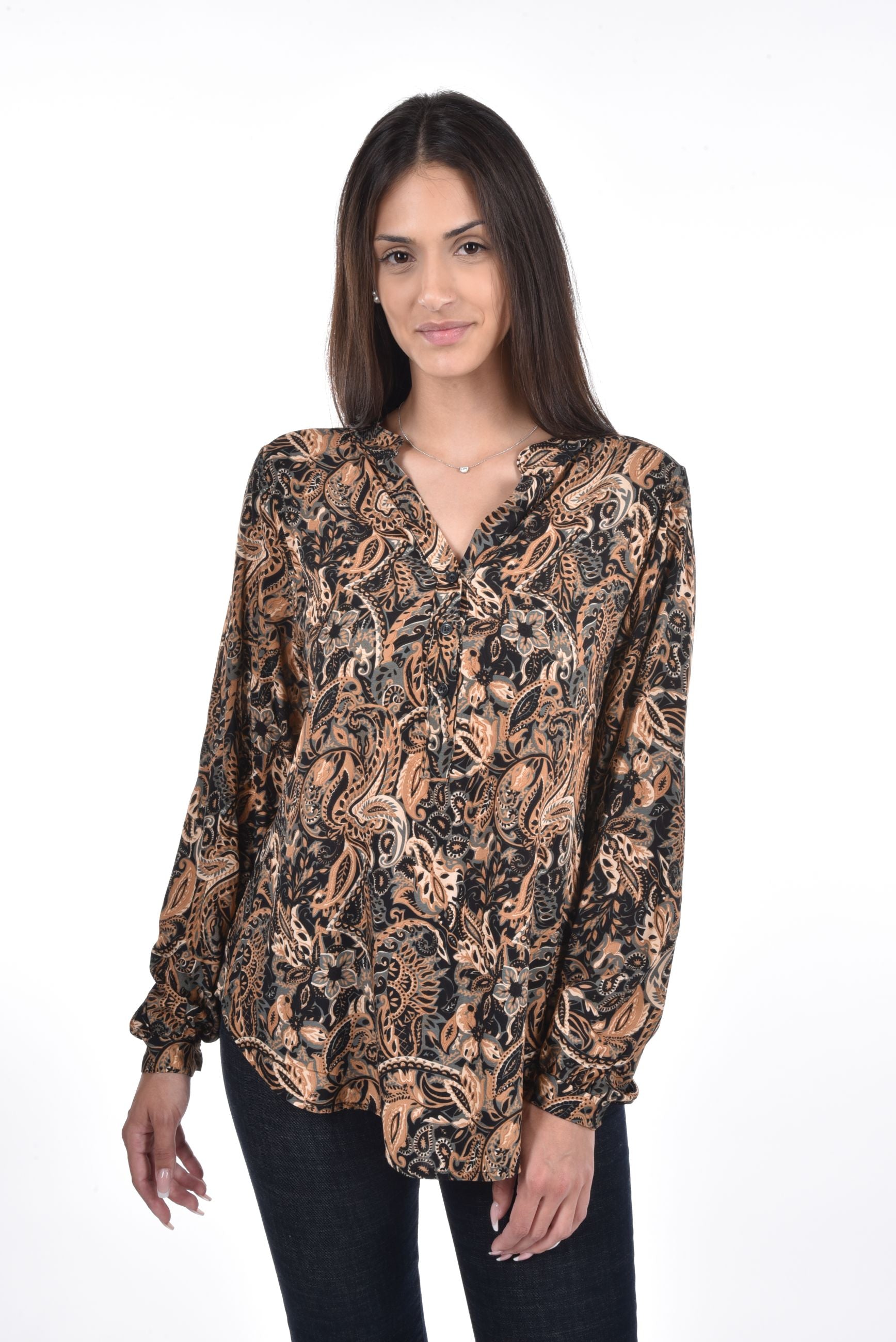 Ladina Blouse printed