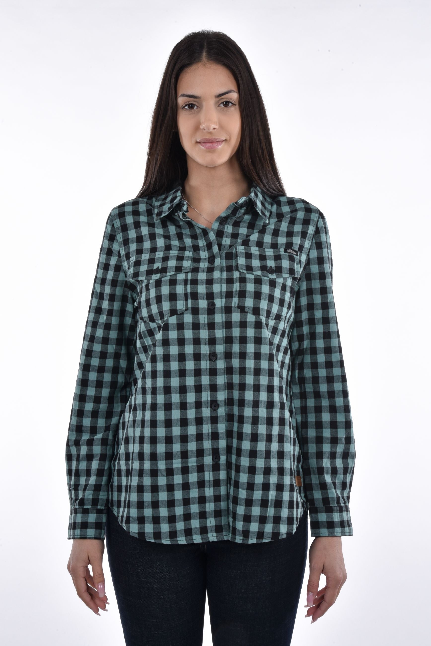 Falera Blouse long checked